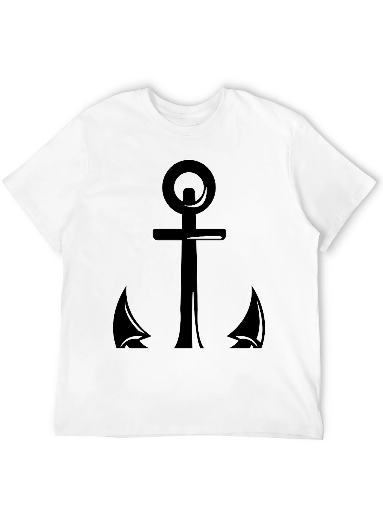 Anchor Graphic Tee - Nautical Style