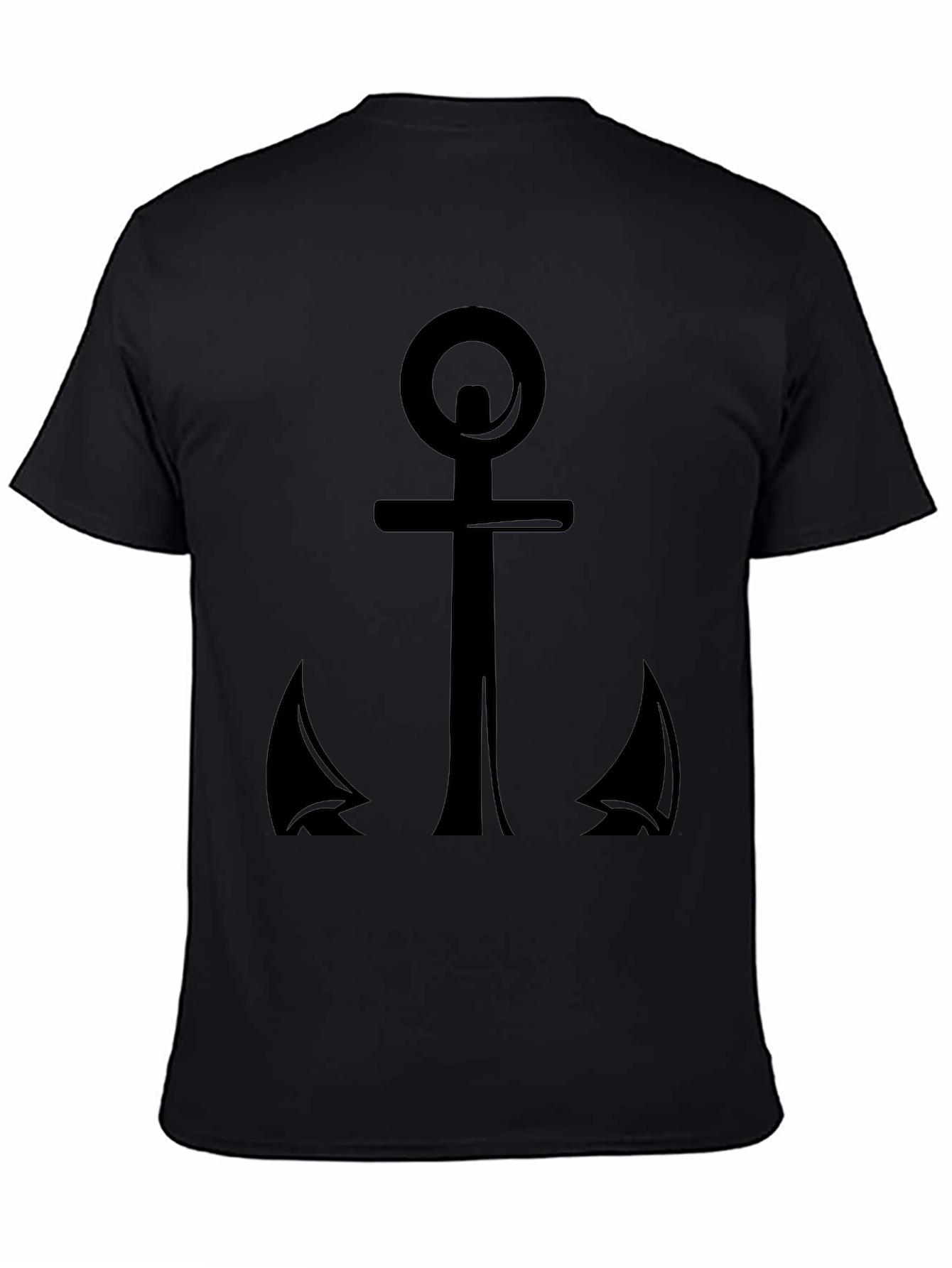 Anchor Graphic Tee - Nautical Style