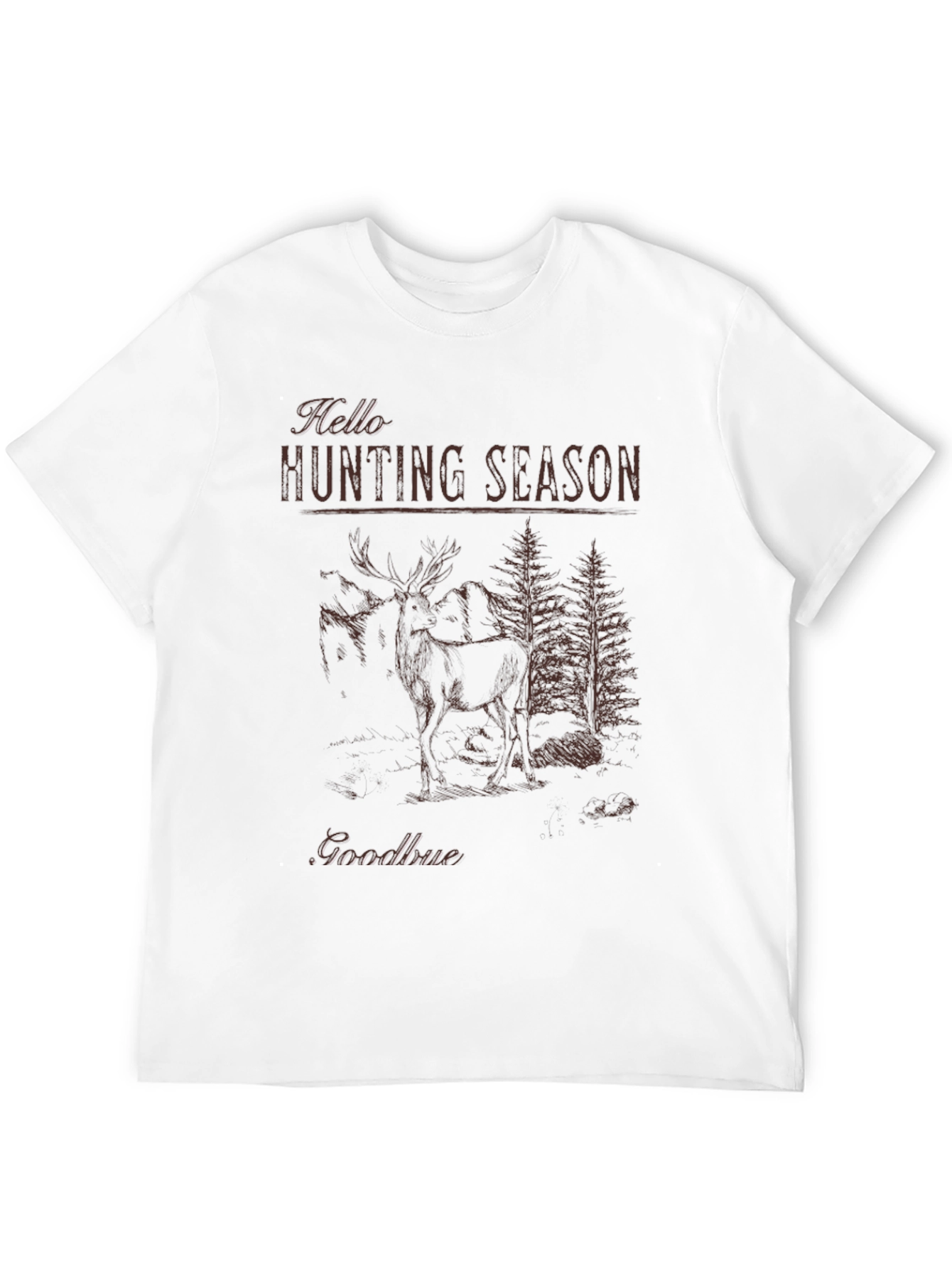 Hunting Season Graphic Tee - Mens Black T-Shirt