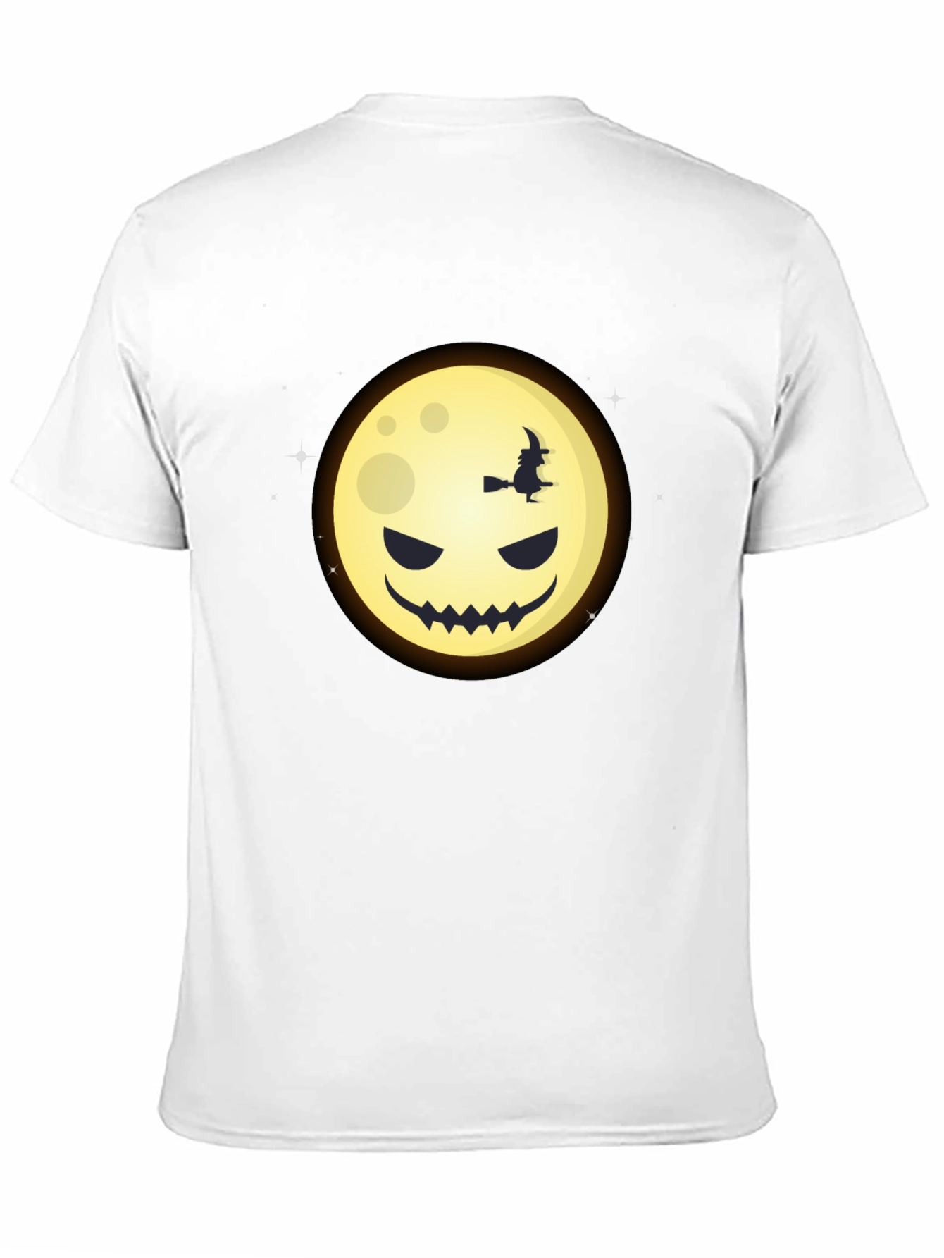 Halloween Moon Witch Graphic Tee