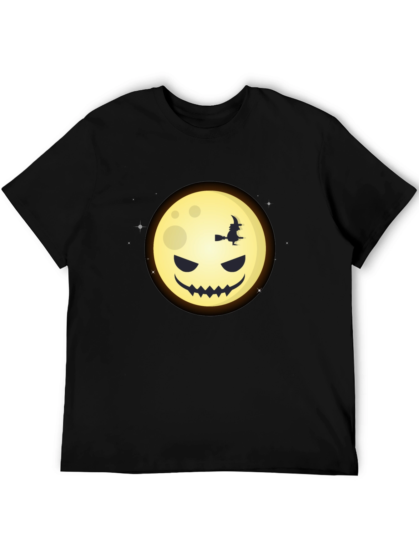 Halloween Moon Witch Graphic Tee