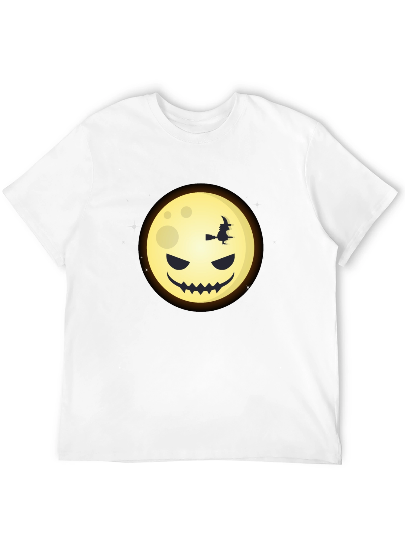 Halloween Moon Witch Graphic Tee