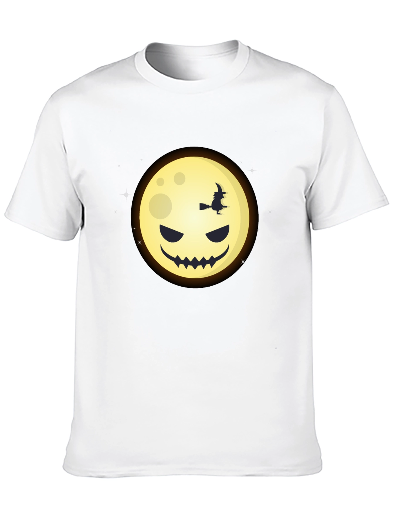 Halloween Moon Witch Graphic Tee