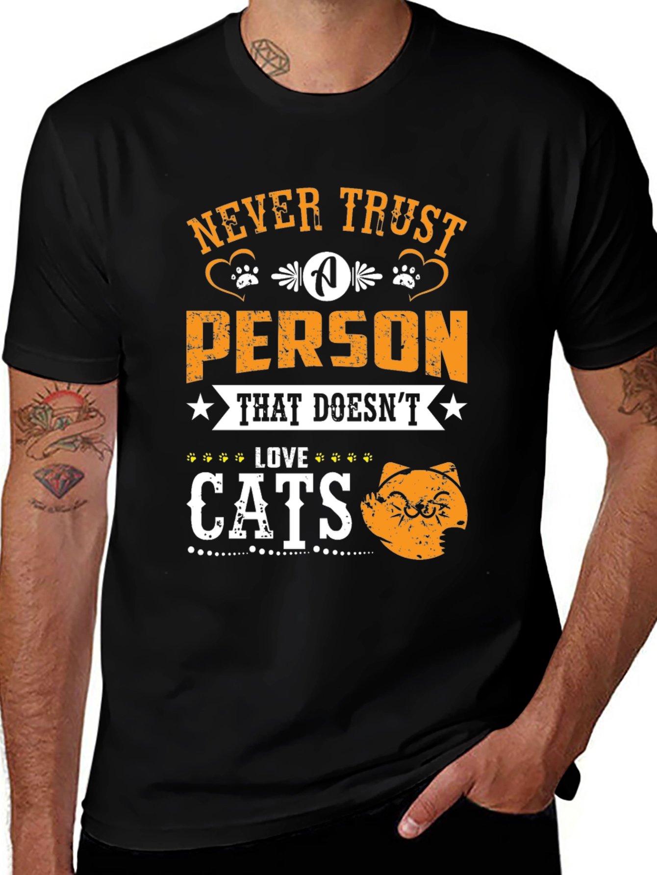 Never Trust a Person That Doesnt Love Cats T-Shirt
