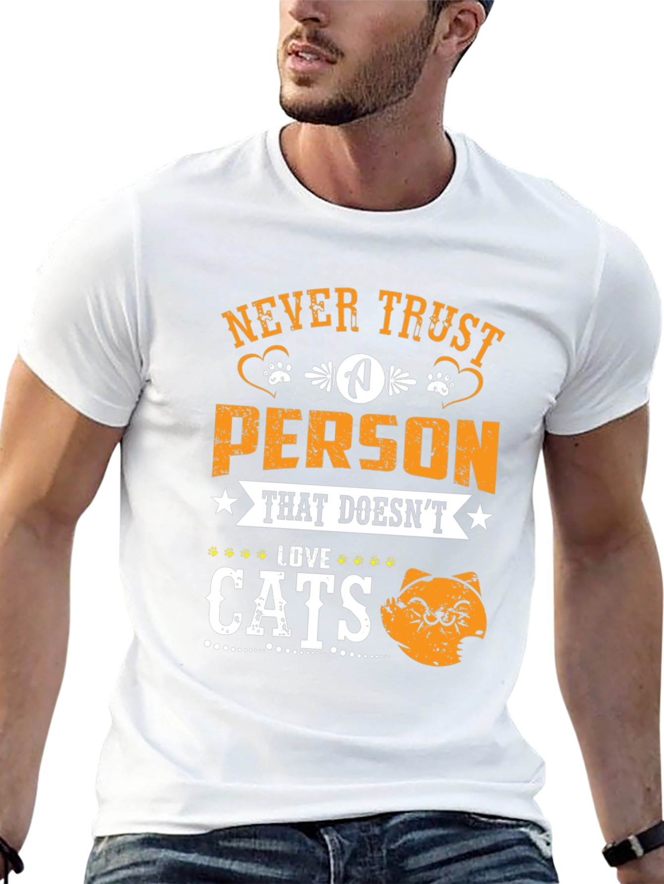 Never Trust a Person That Doesnt Love Cats T-Shirt