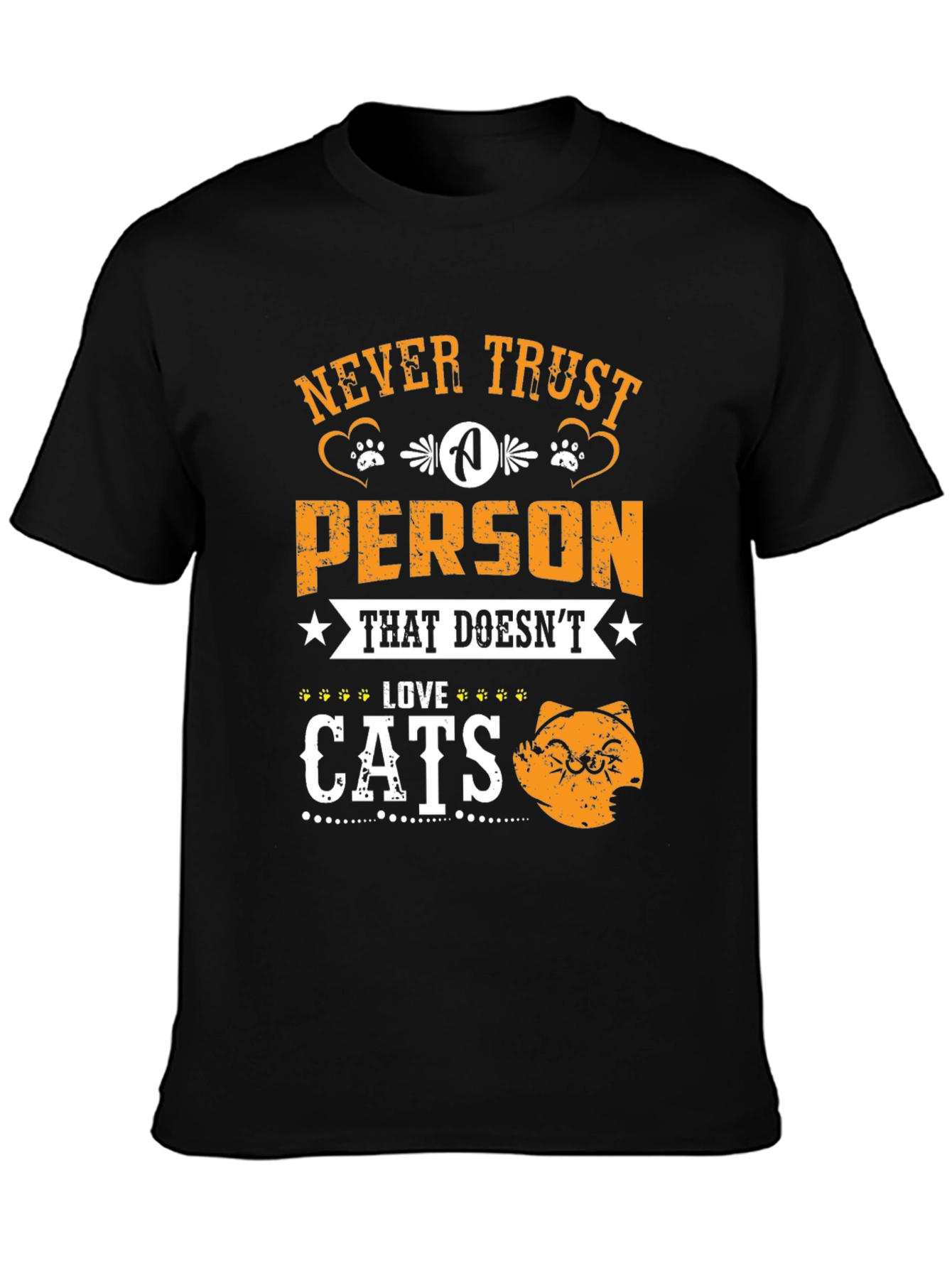 Never Trust a Person That Doesnt Love Cats T-Shirt
