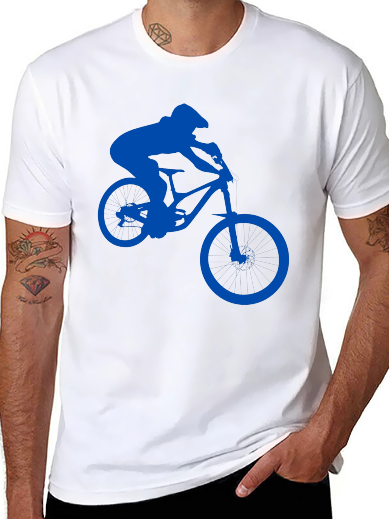 Mountain Biker T-Shirt - Black