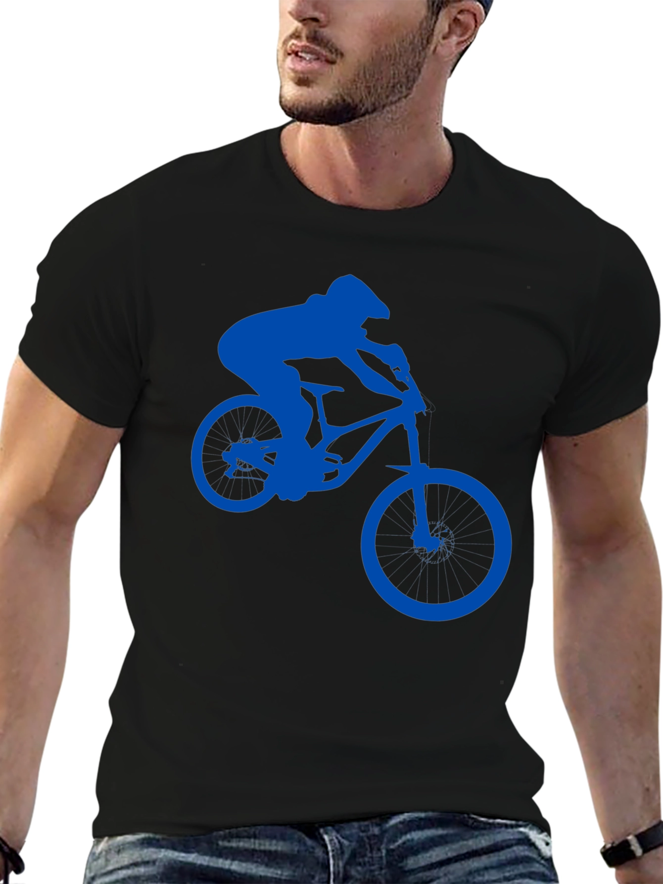 Mountain Biker T-Shirt - Black