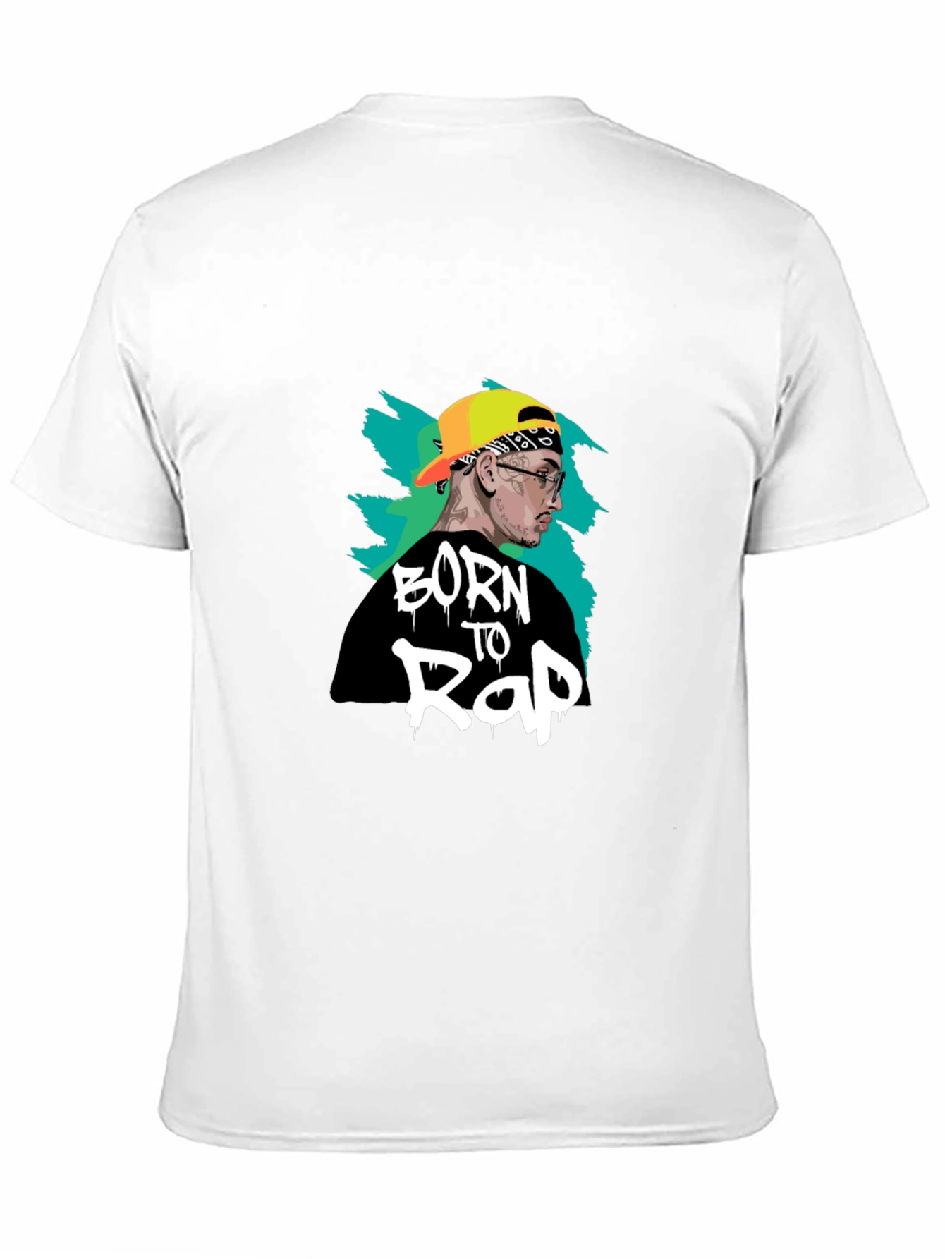 Born To Rap T-Shirt - Black