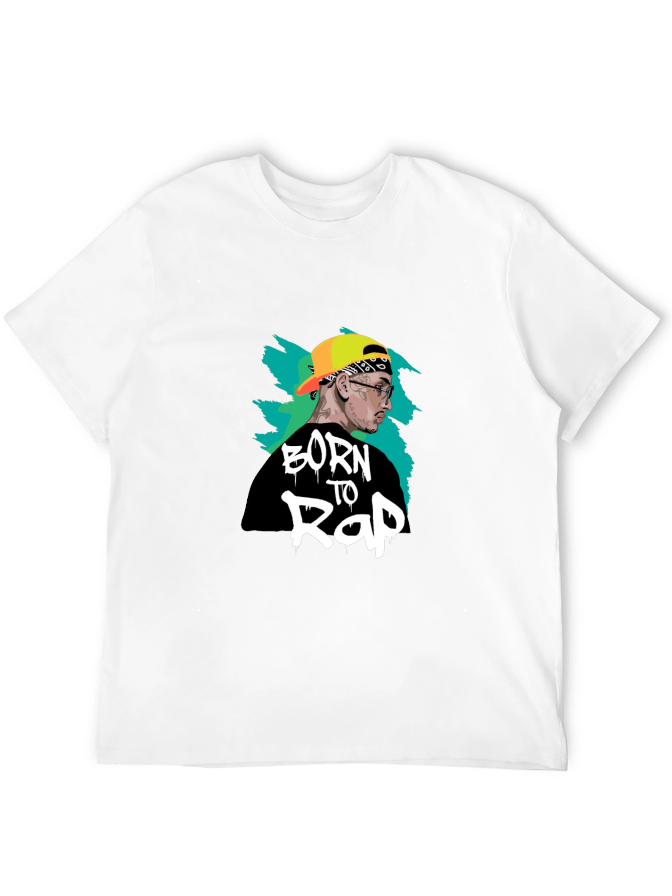 Born To Rap T-Shirt - Black