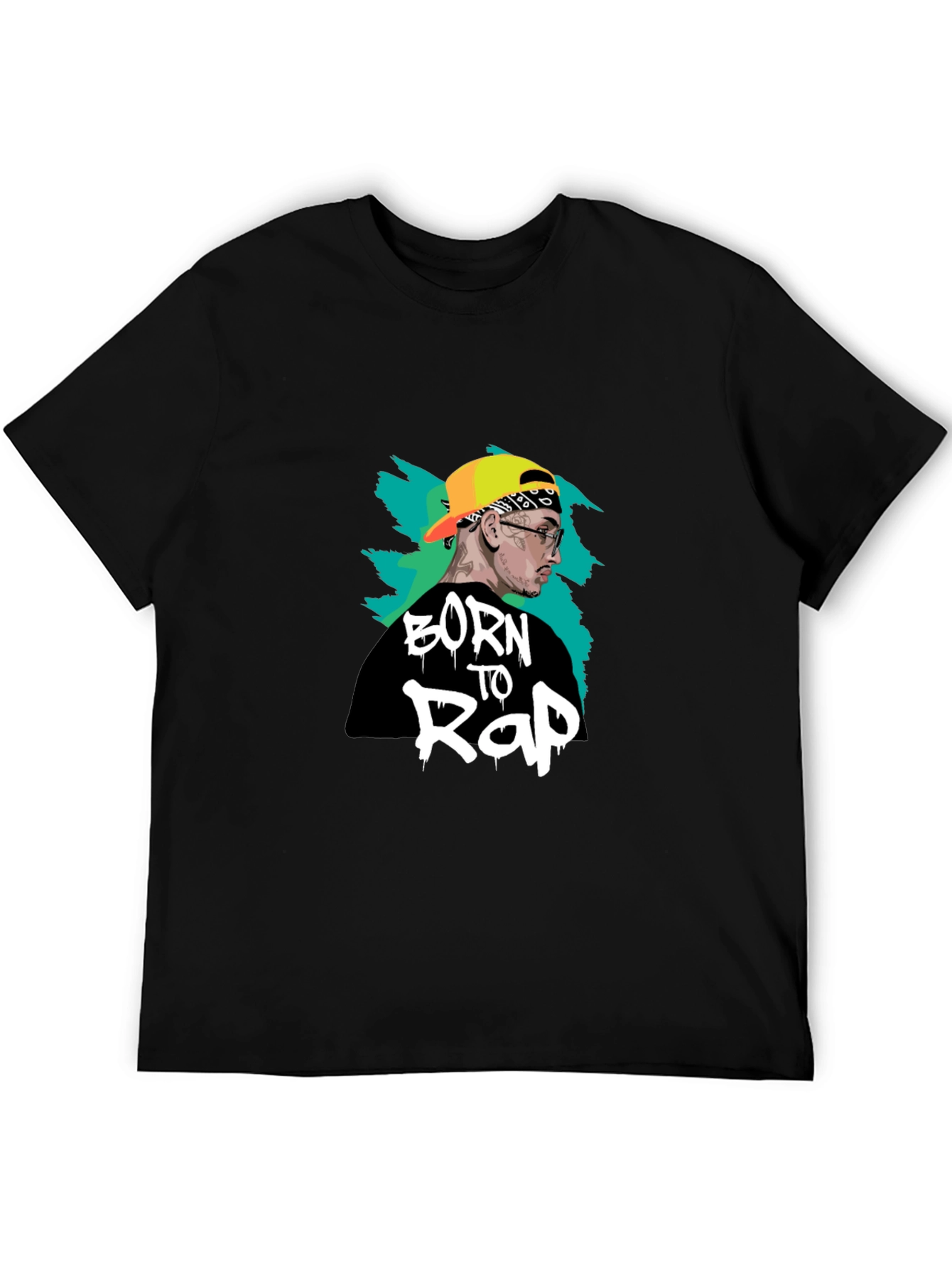 Born To Rap T-Shirt - Black