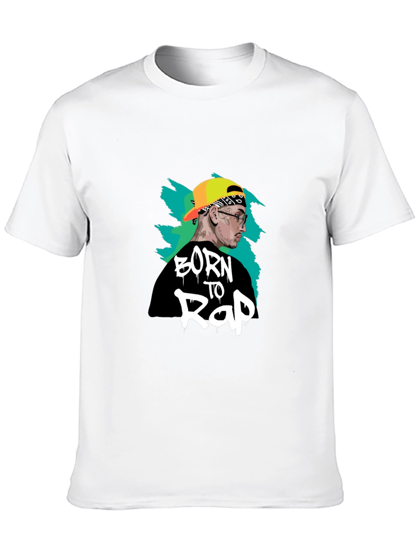 Born To Rap T-Shirt - Black