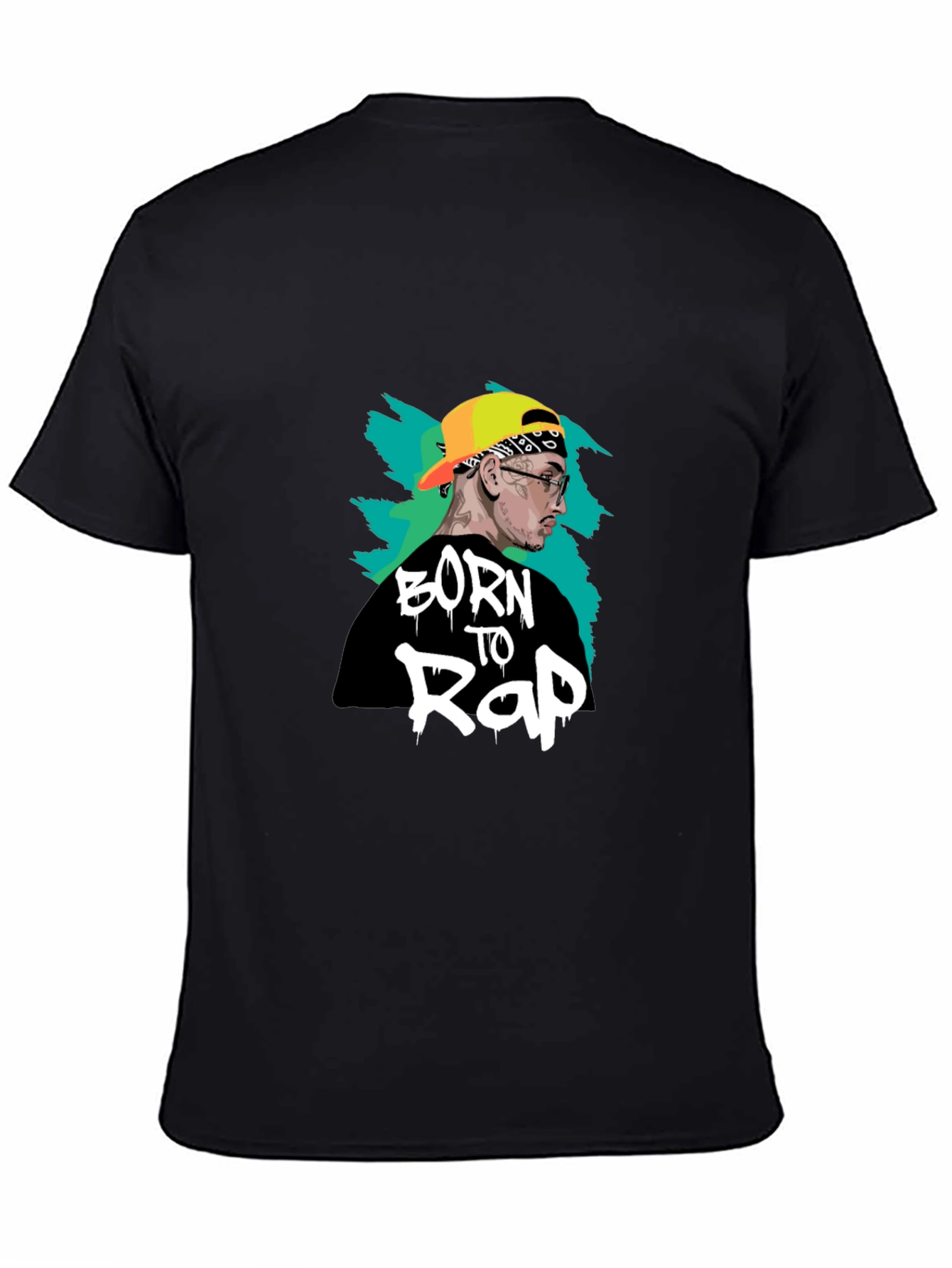 Born To Rap T-Shirt - Black
