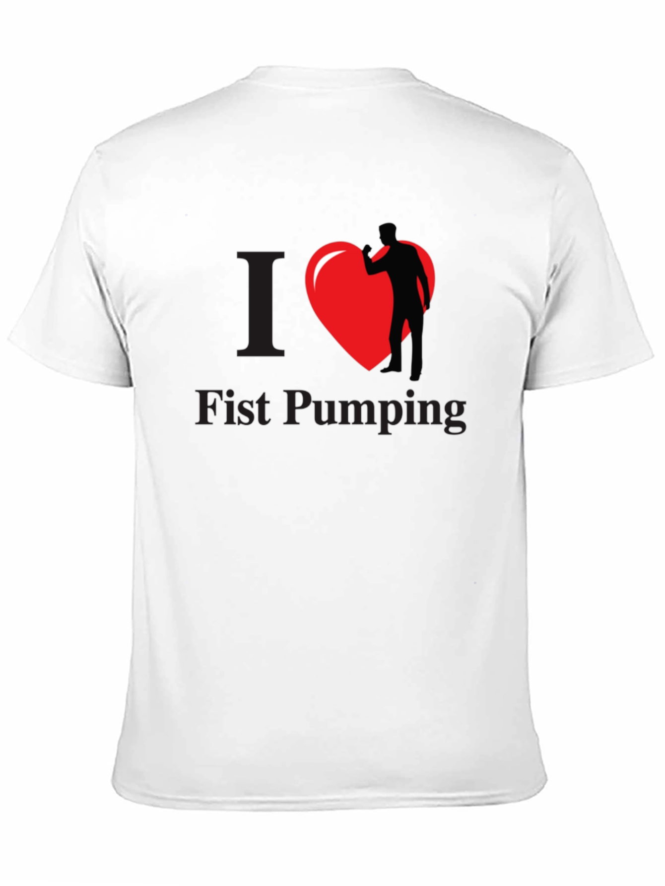 I Love Fist Pumping T-Shirt - Black Graphic Tee