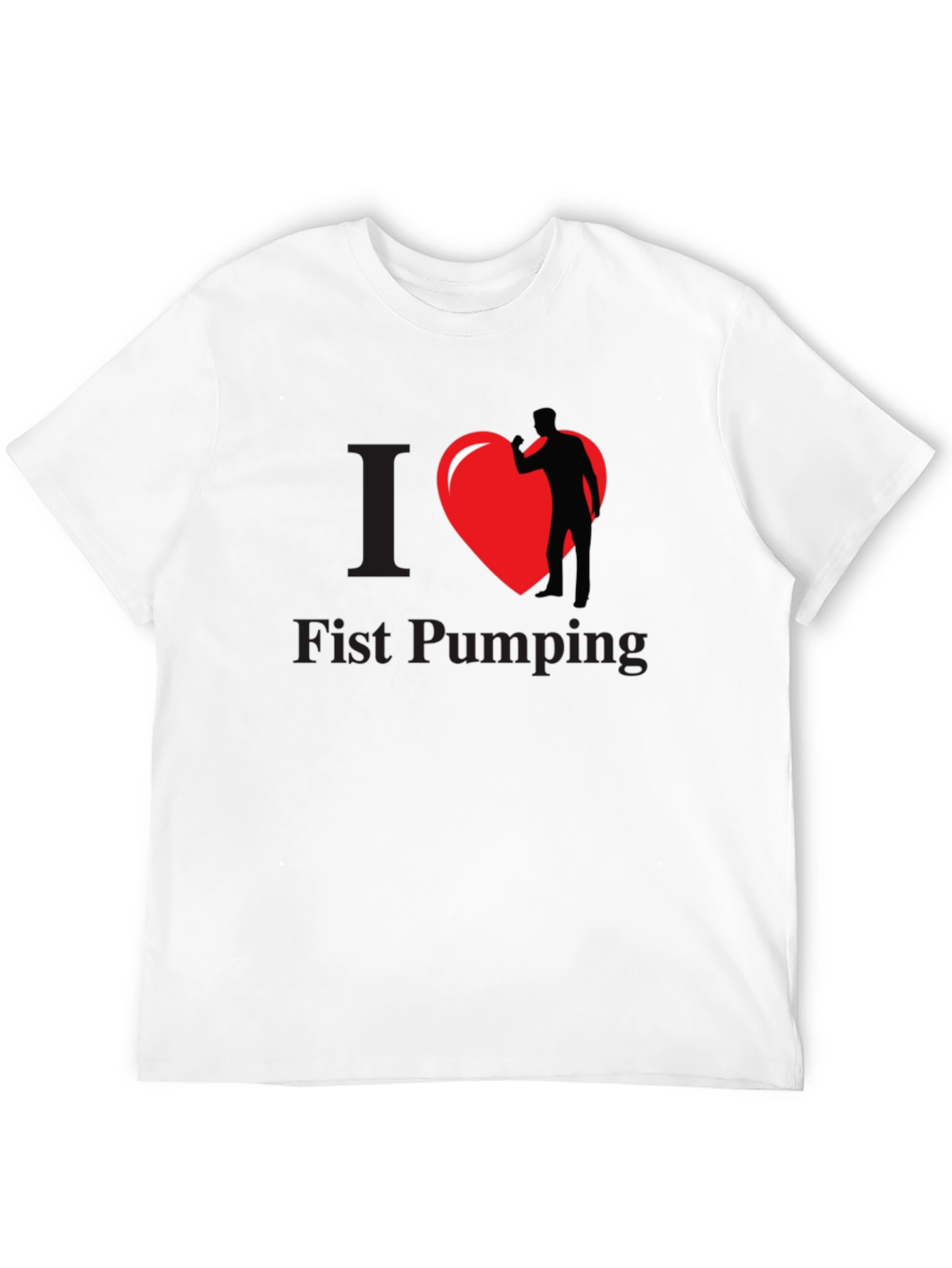 I Love Fist Pumping T-Shirt - Black Graphic Tee