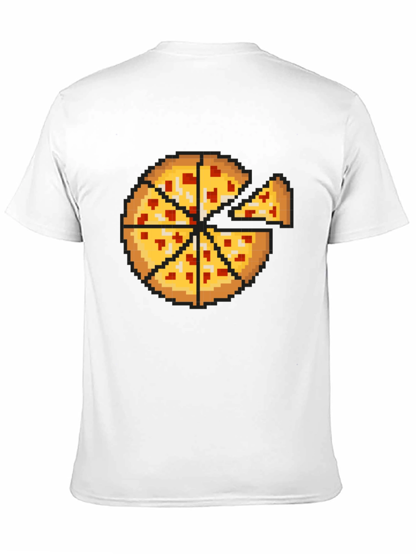 Pixel Pizza Graphic Tee - Gamer Style Shirt