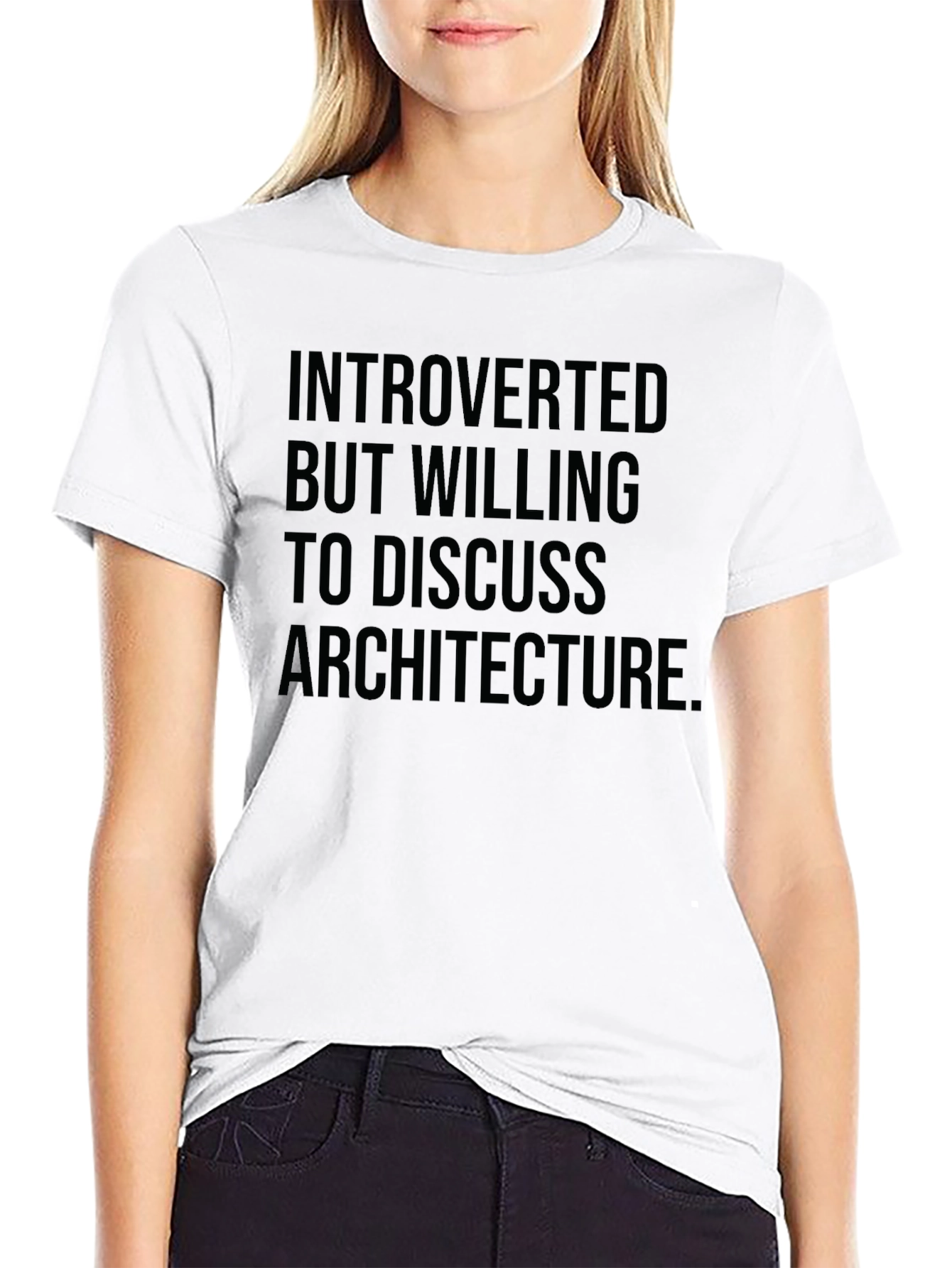 Introverted Architect T-Shirt: Discuss Architecture