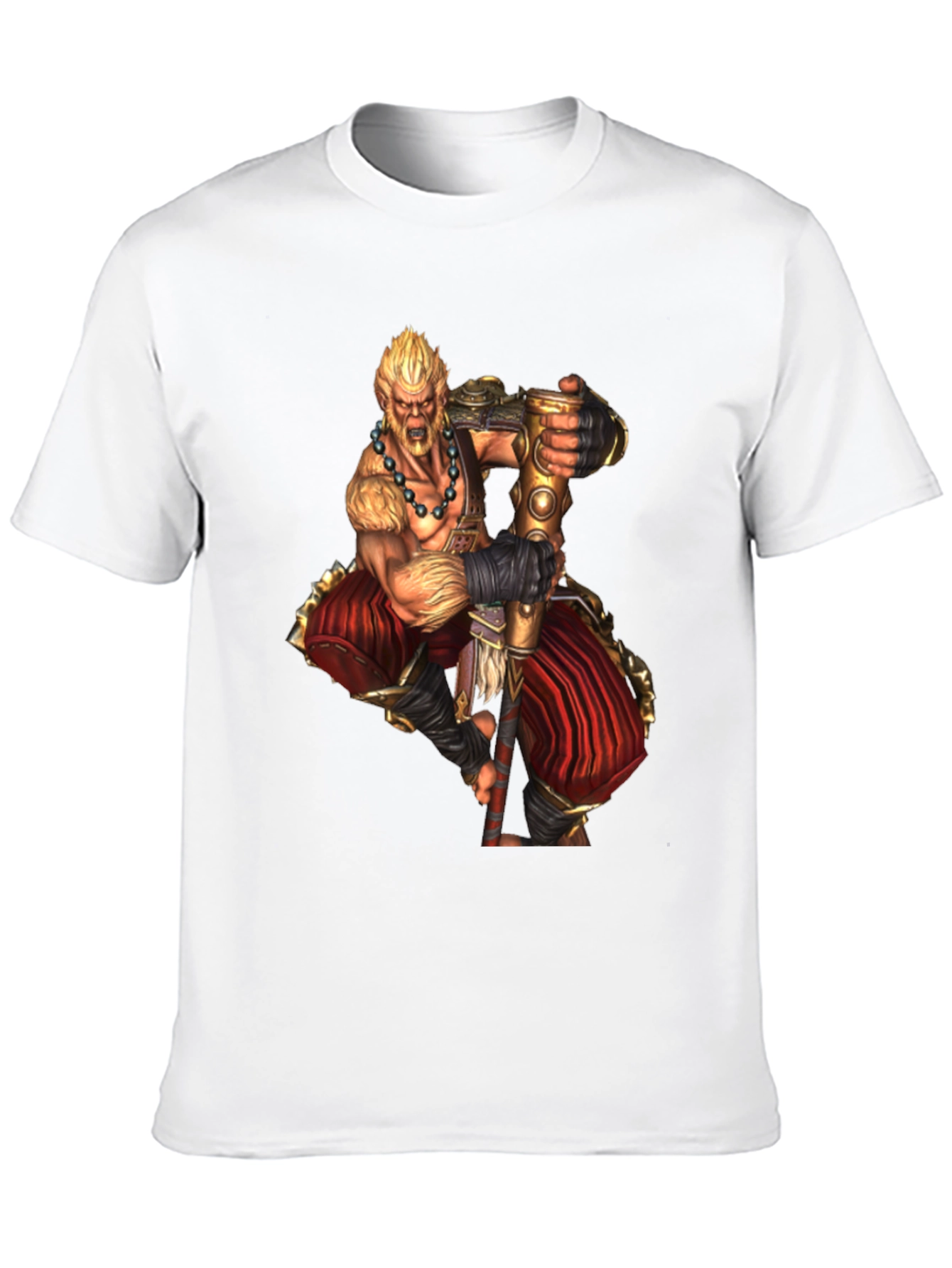 Warrior Graphic Print Black T-Shirt