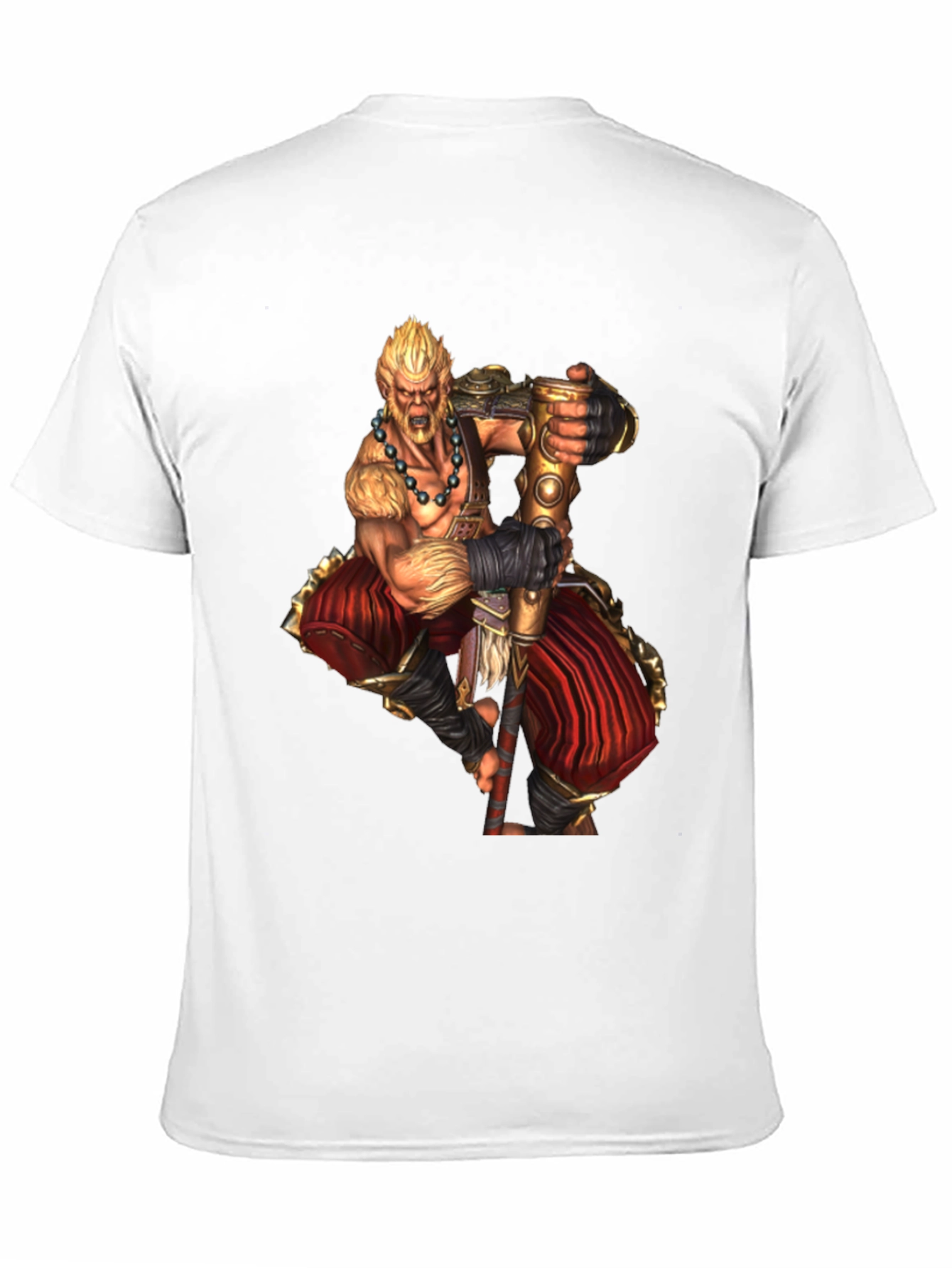 Warrior Graphic Print Black T-Shirt