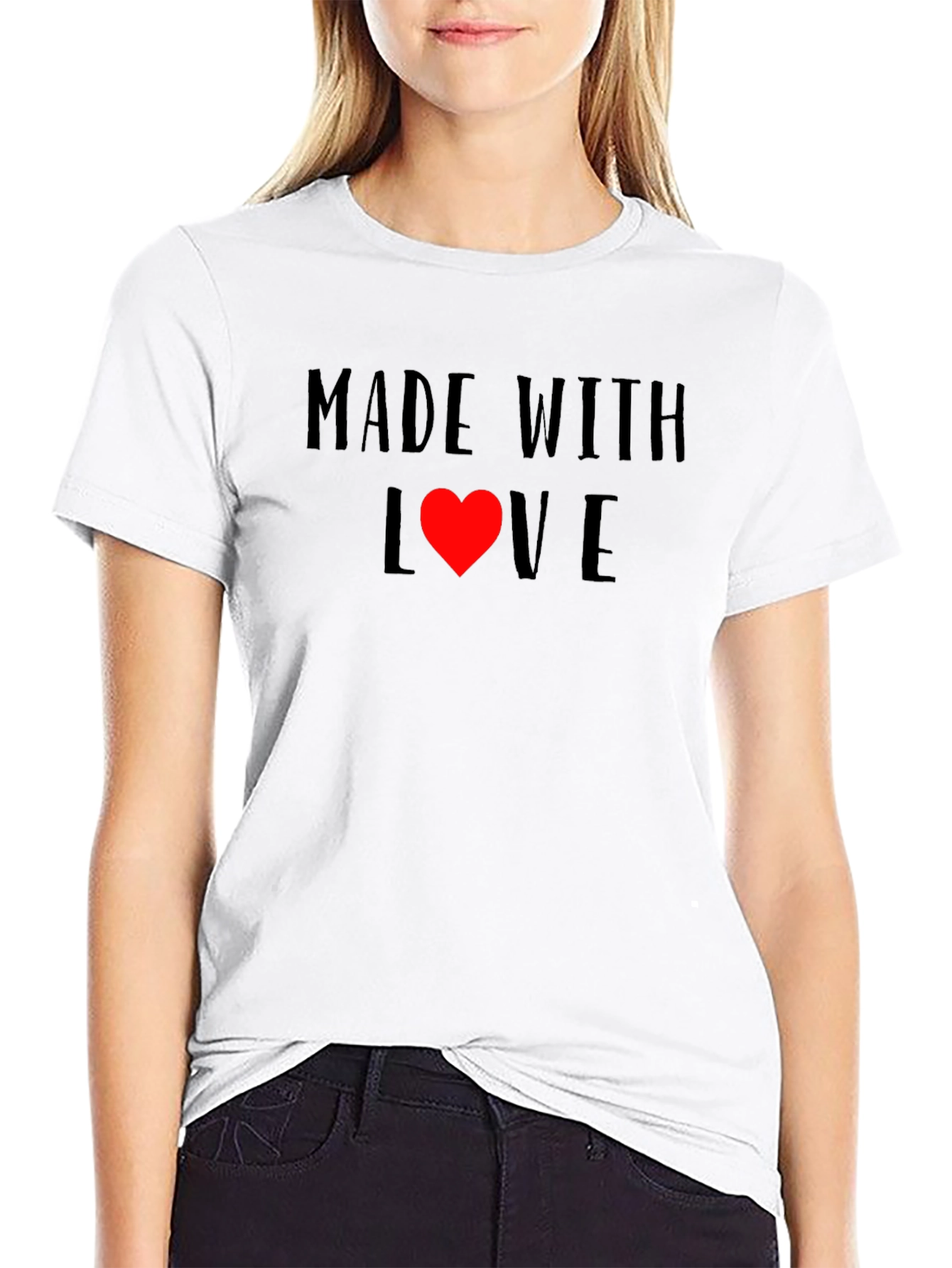 Made With Love Black T-Shirt
