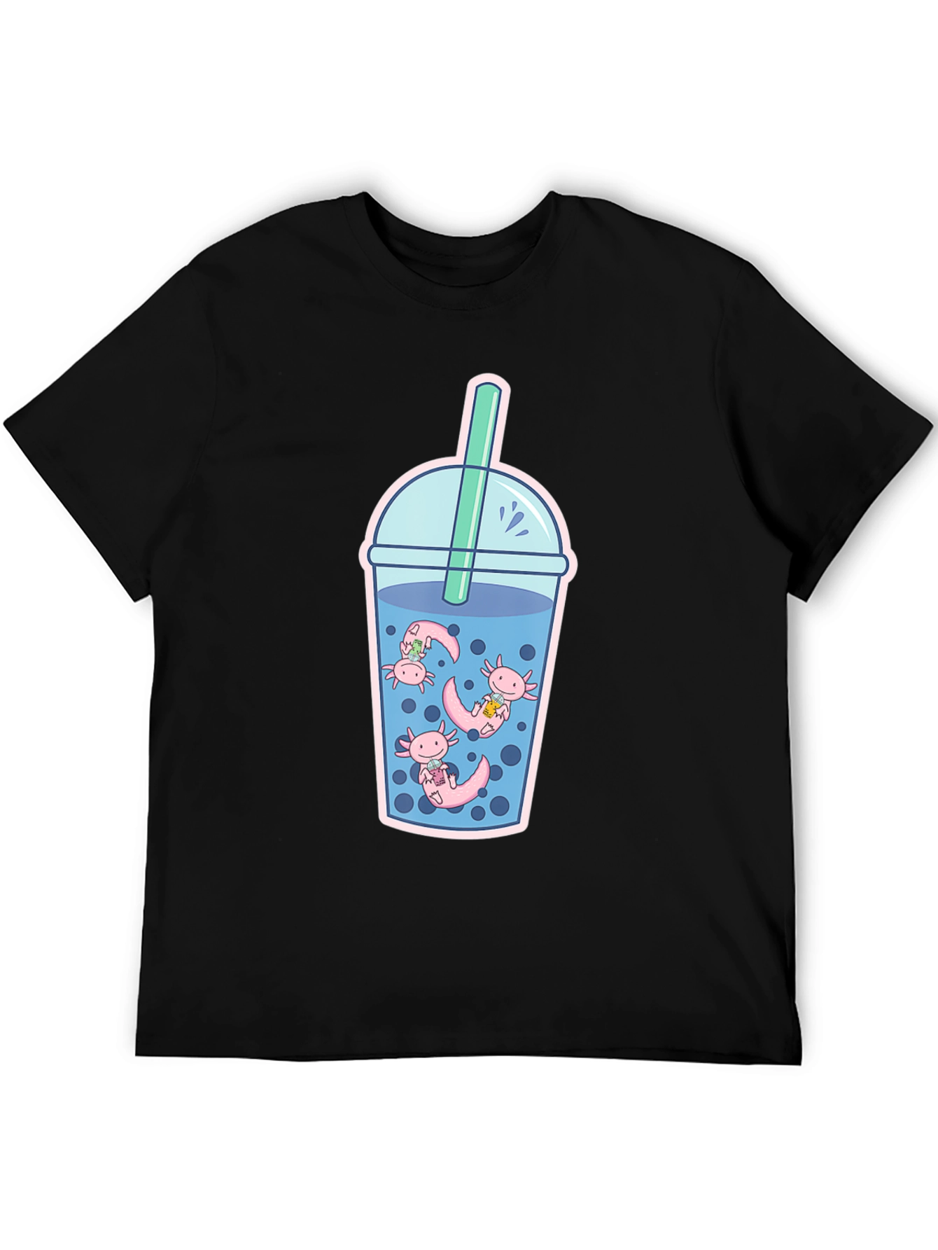 Axolotl Bubble Tea Graphic Tee