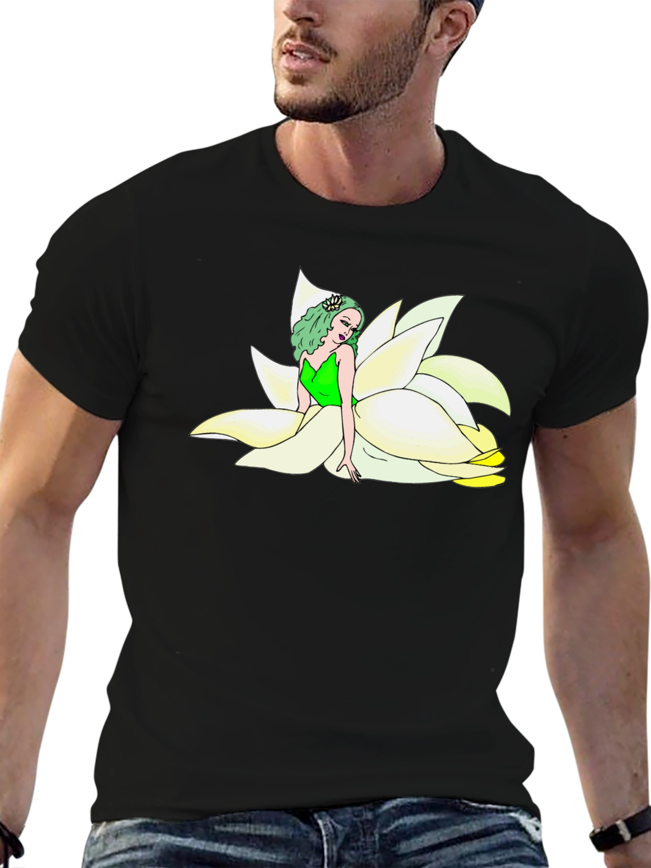 Floral Fairy T-Shirt - Unique Graphic Tee