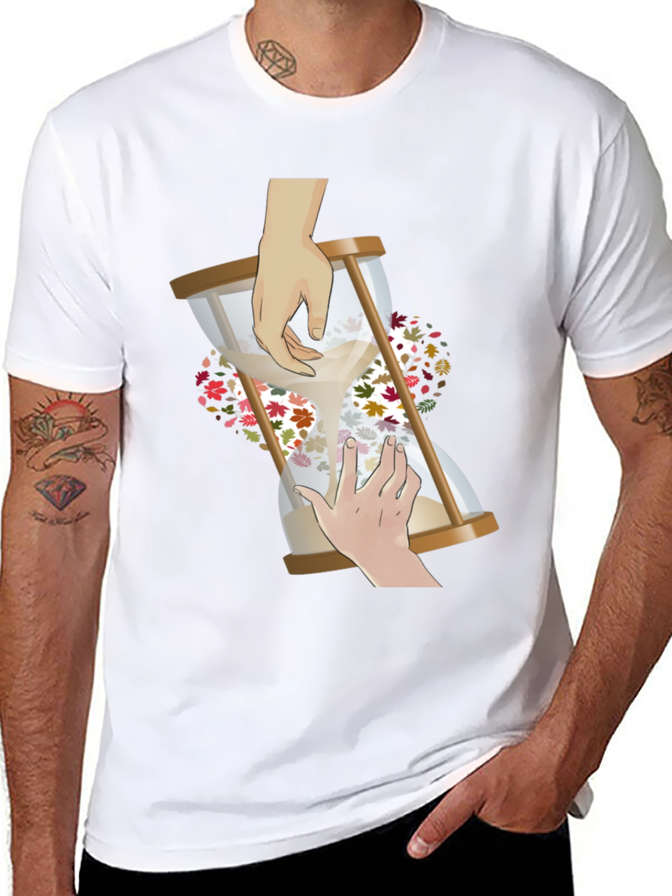 Hourglass Hands Graphic Tee