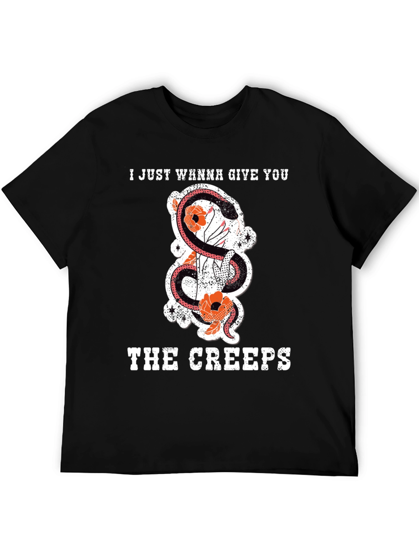 Creepy Snake Graphic T-Shirt