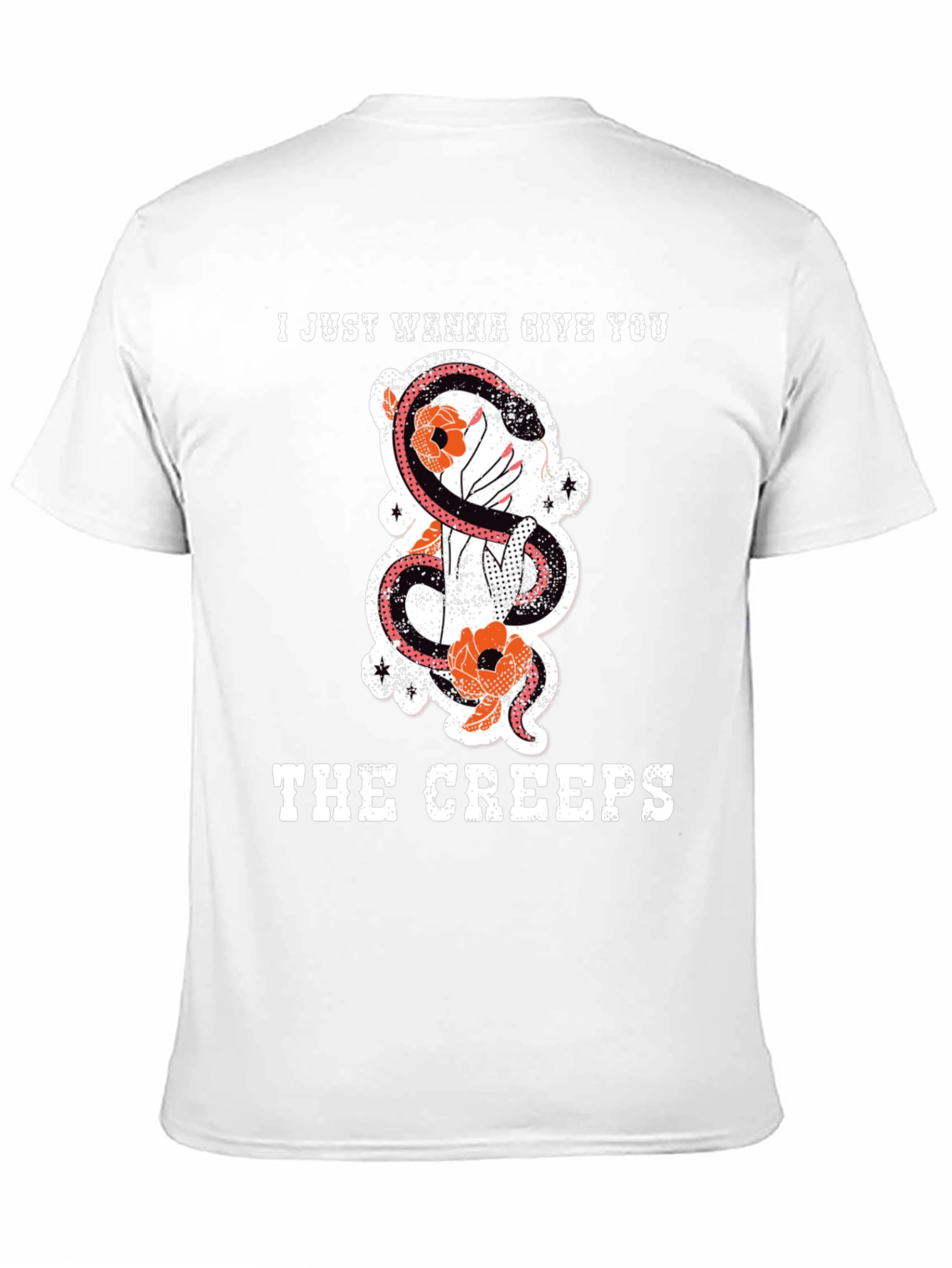 Creepy Snake Graphic T-Shirt
