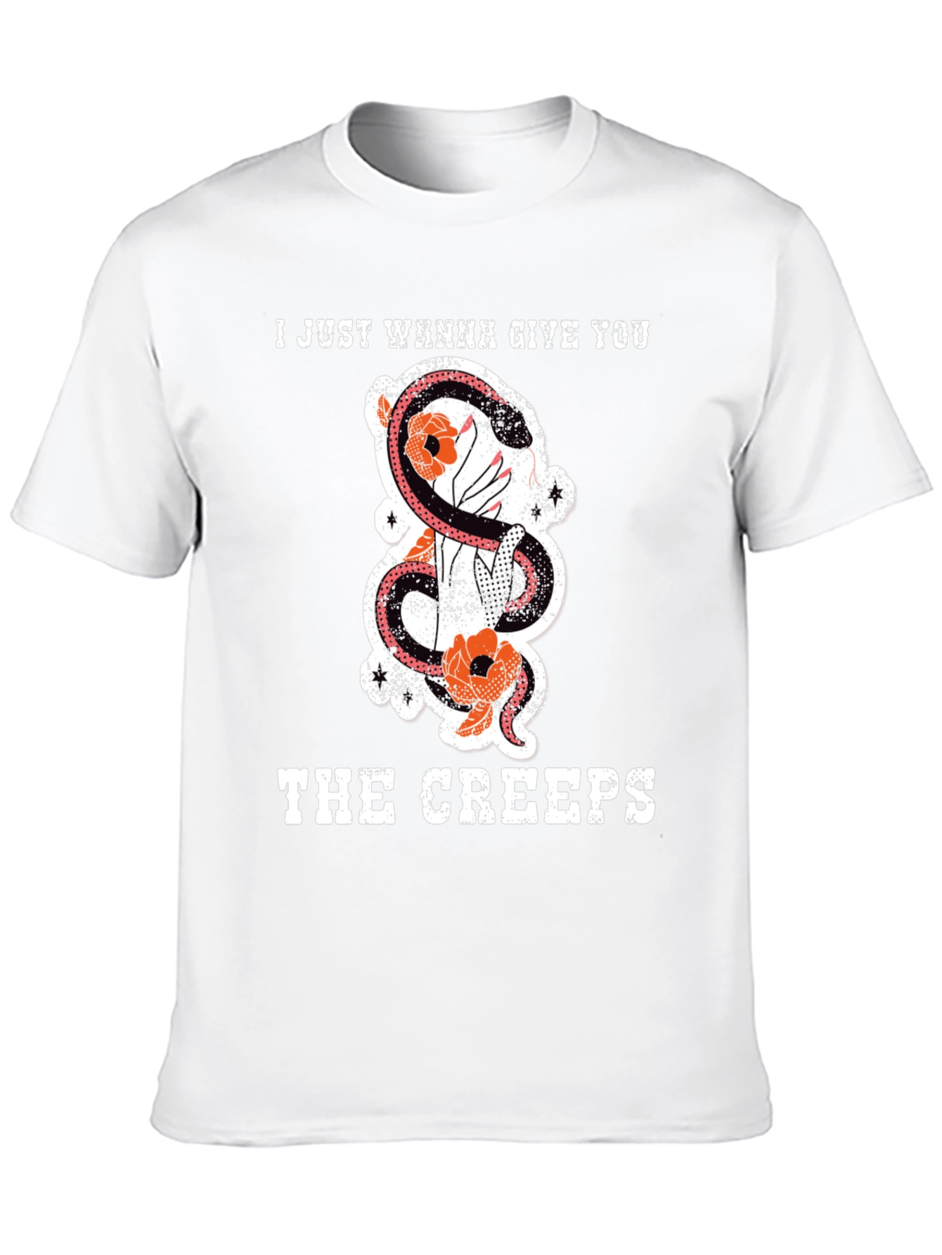Creepy Snake Graphic T-Shirt