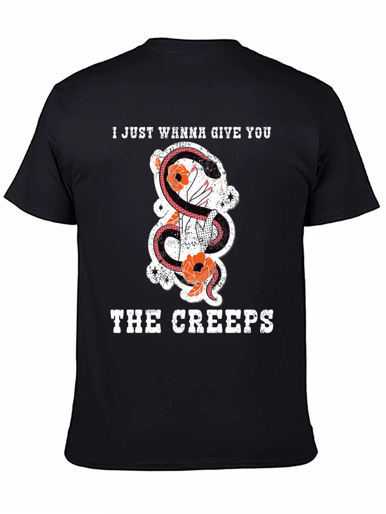 Creepy Snake Graphic T-Shirt
