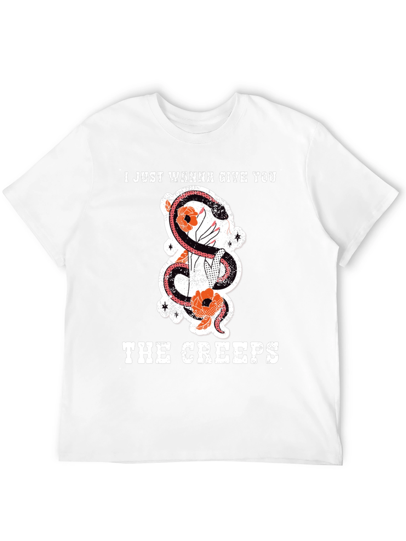 Creepy Snake Graphic T-Shirt