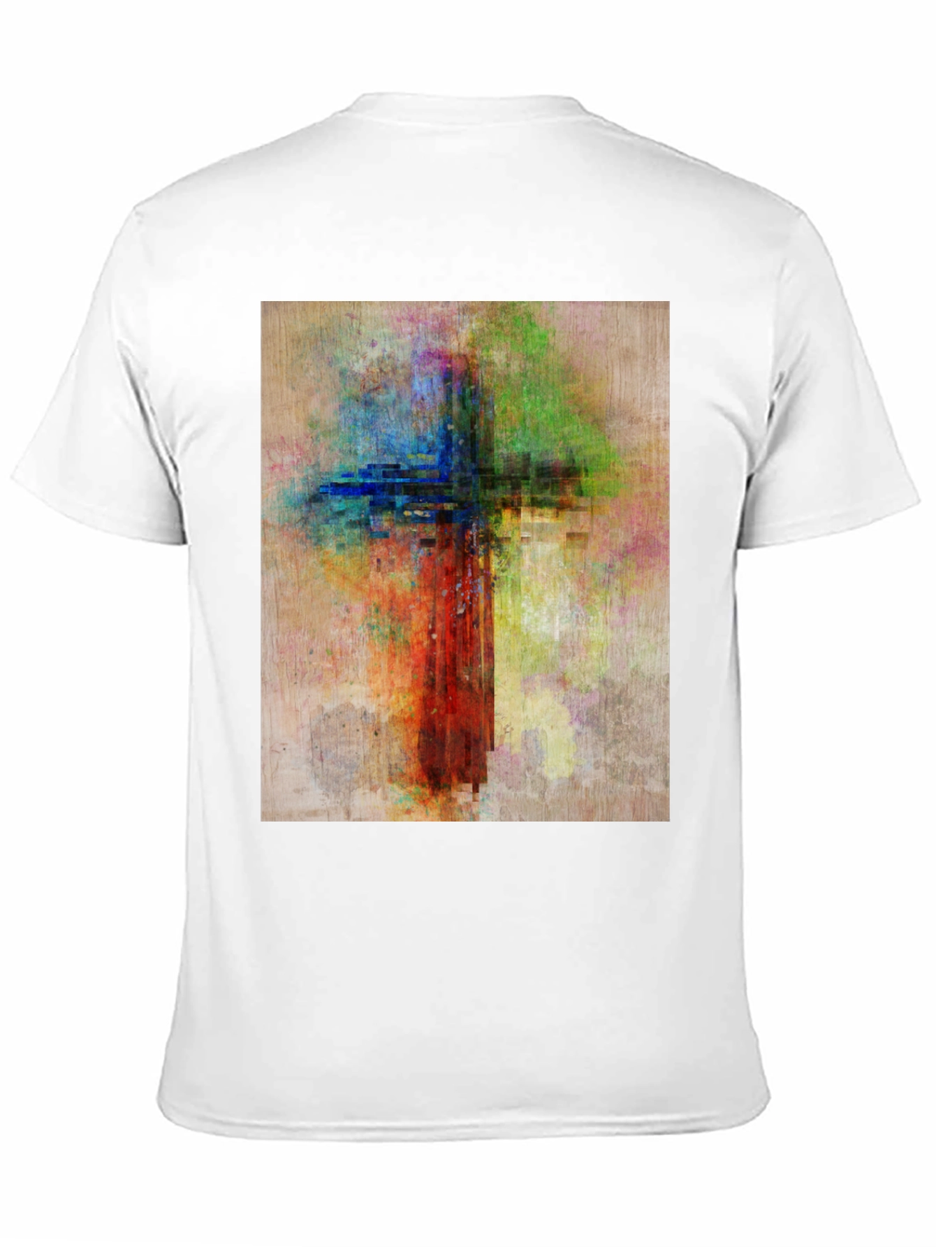 Abstract Christian Cross Graphic Tee