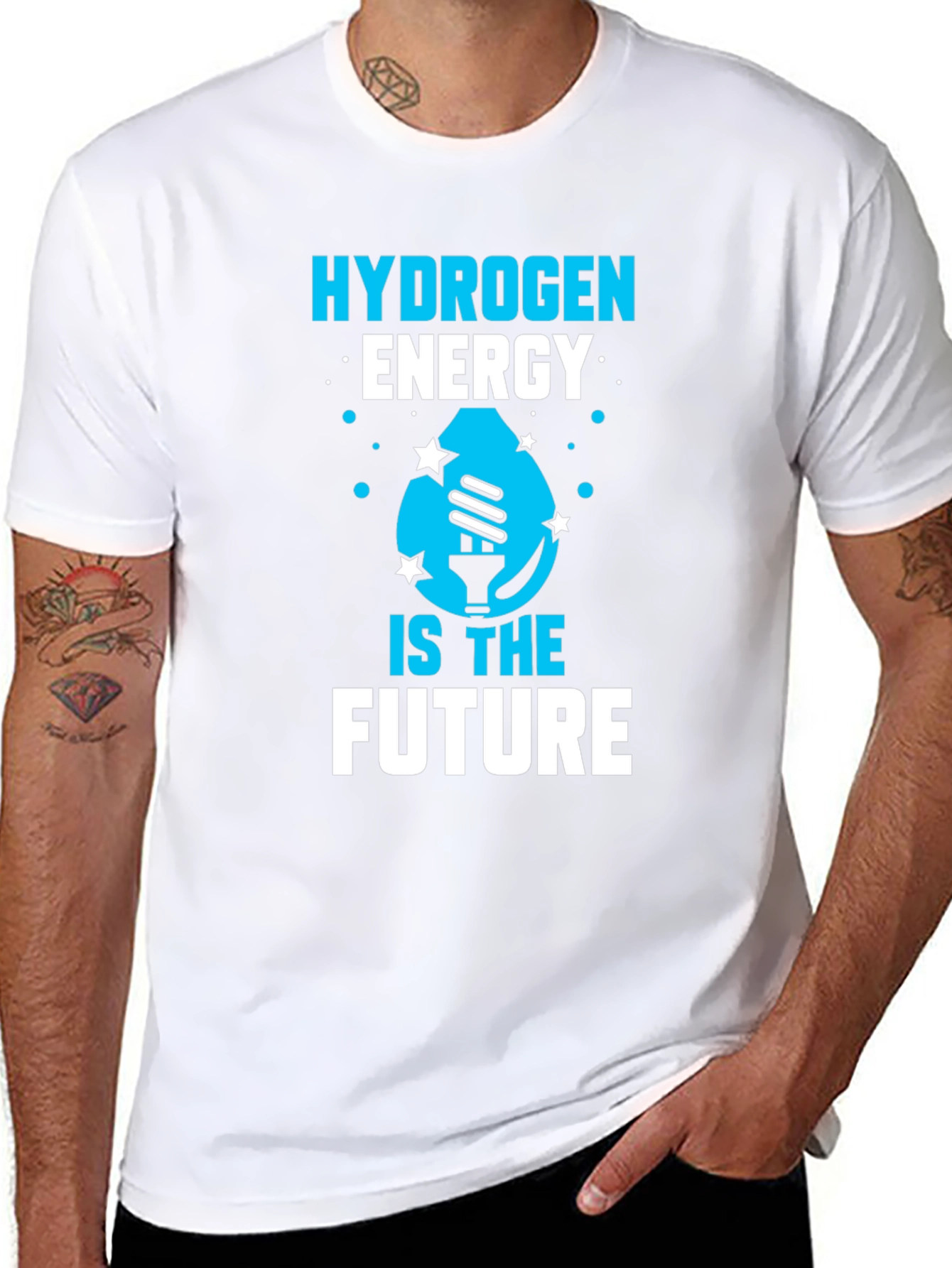 Hydrogen Energy Future T-Shirt - Eco-Friendly Design