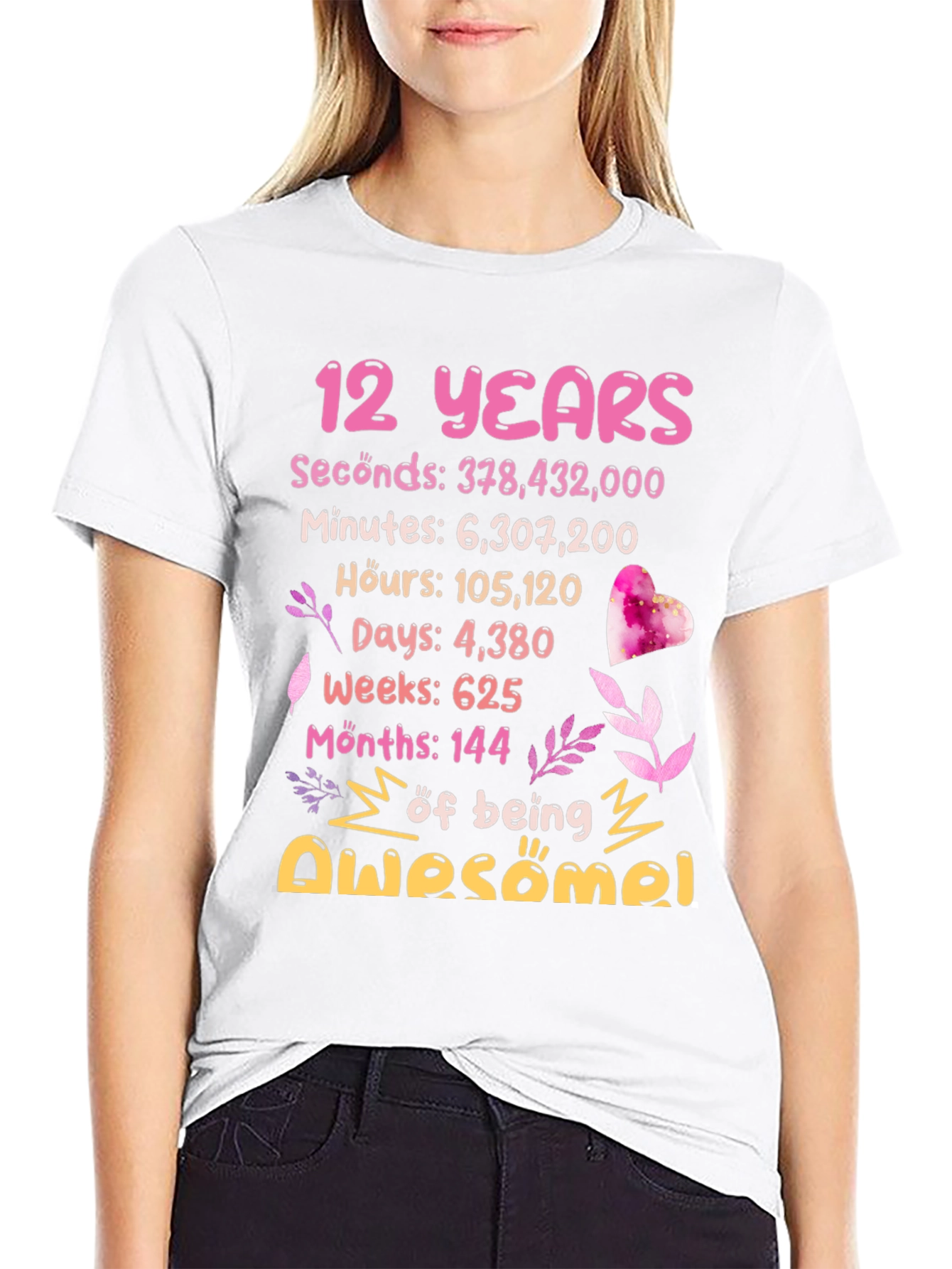 12th Birthday Awesome Tee