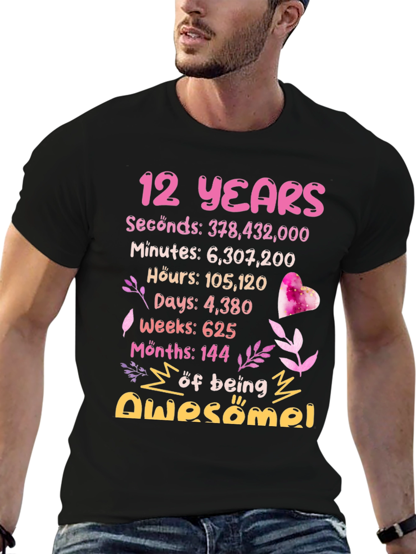 12th Birthday Awesome Tee