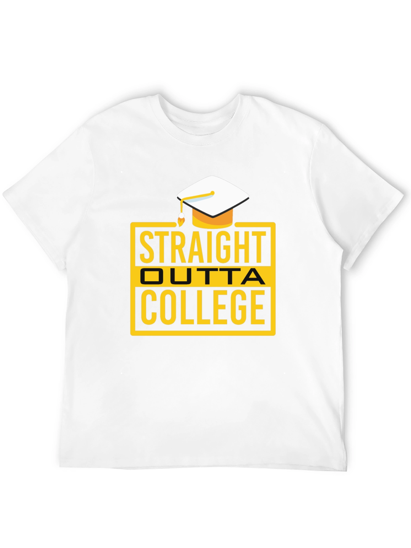 Straight Outta College Graduation T-Shirt
