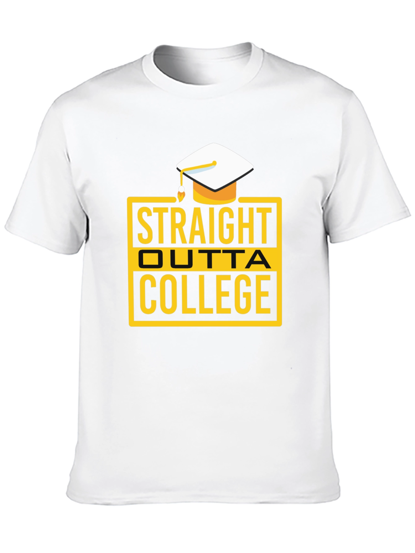 Straight Outta College Graduation T-Shirt