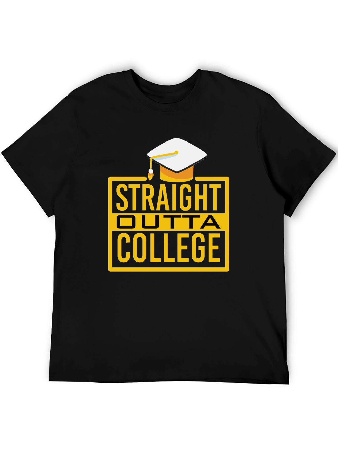 Straight Outta College Graduation T-Shirt