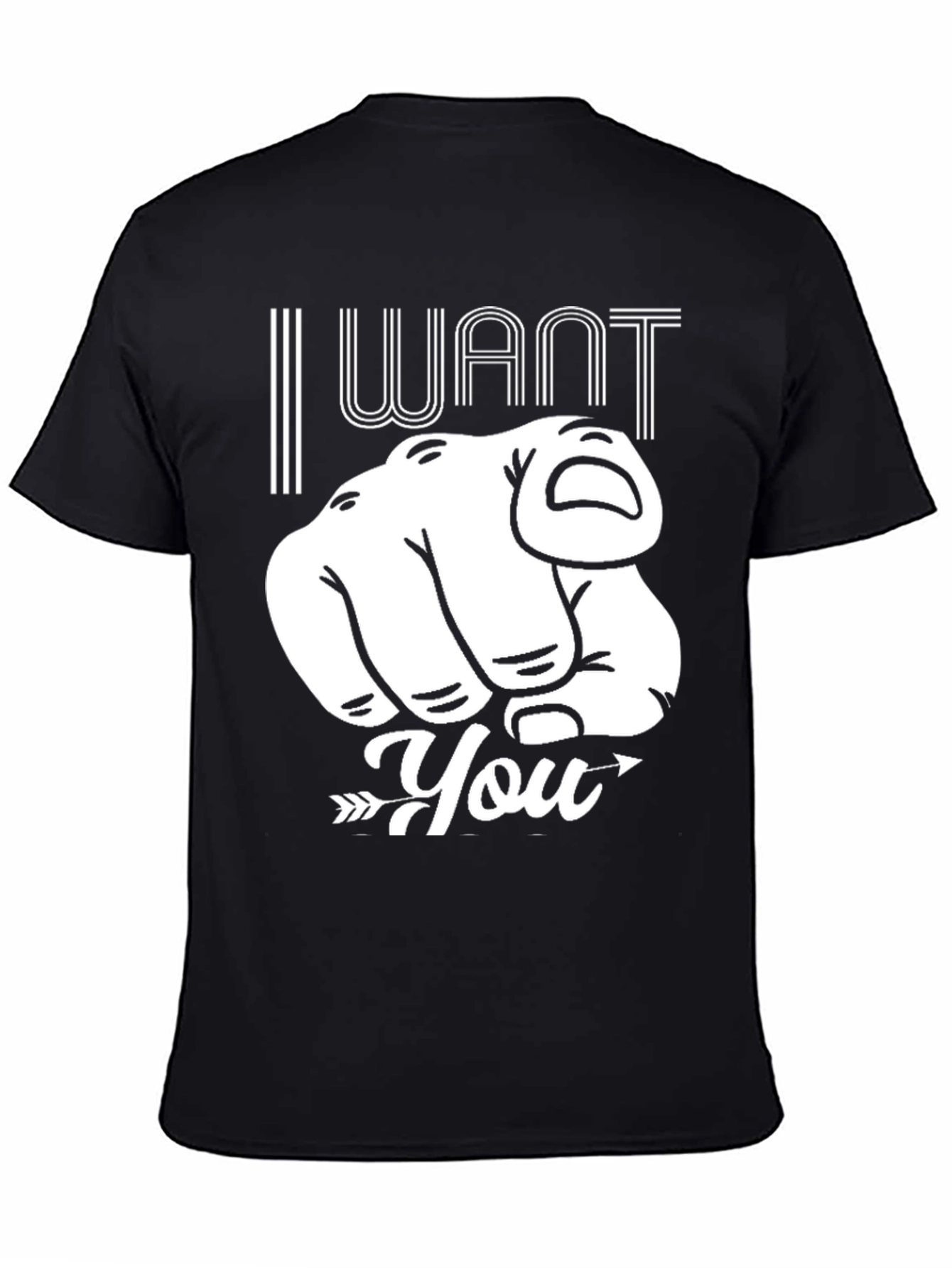 I Want You Pointing Finger Graphic Tee