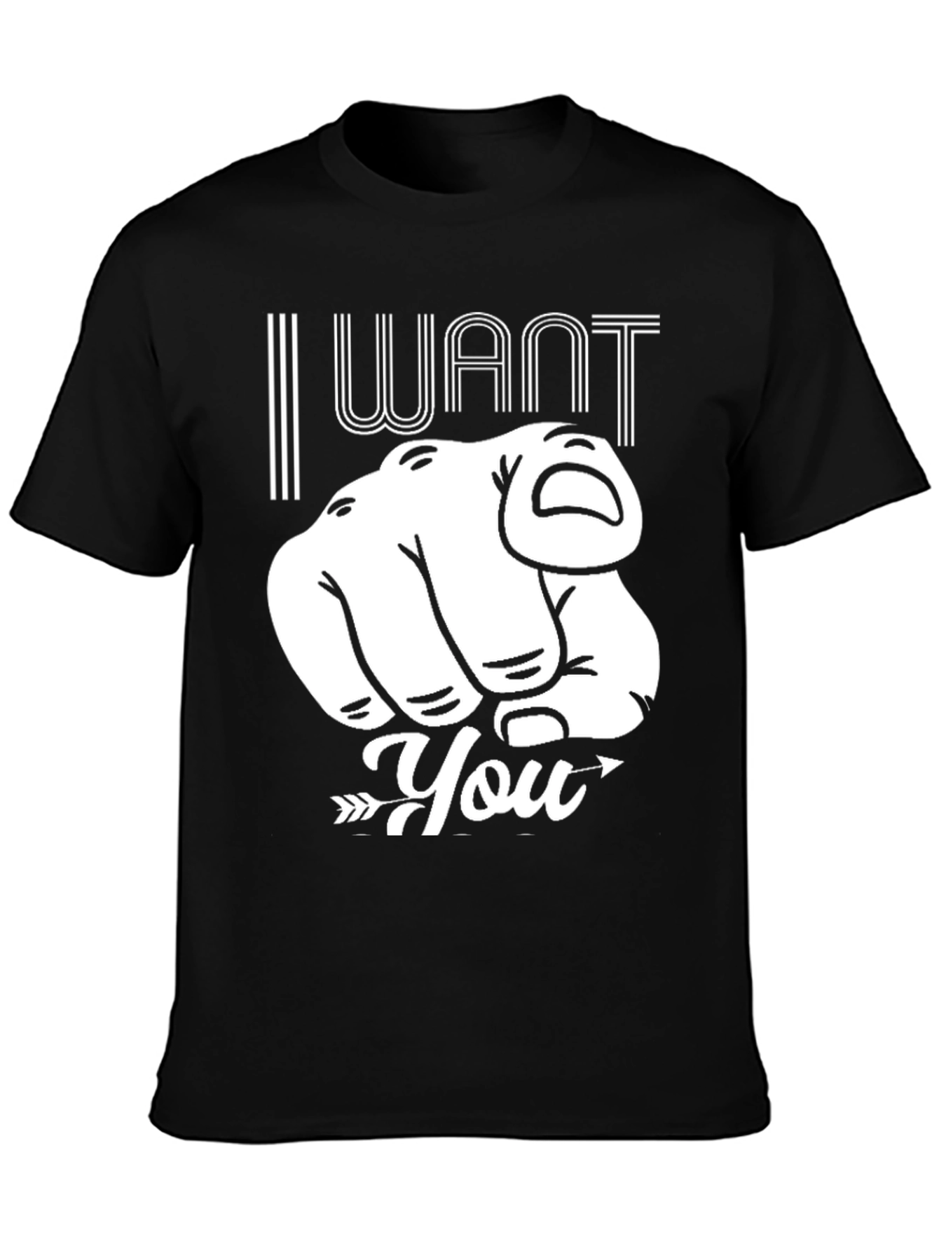 I Want You Pointing Finger Graphic Tee