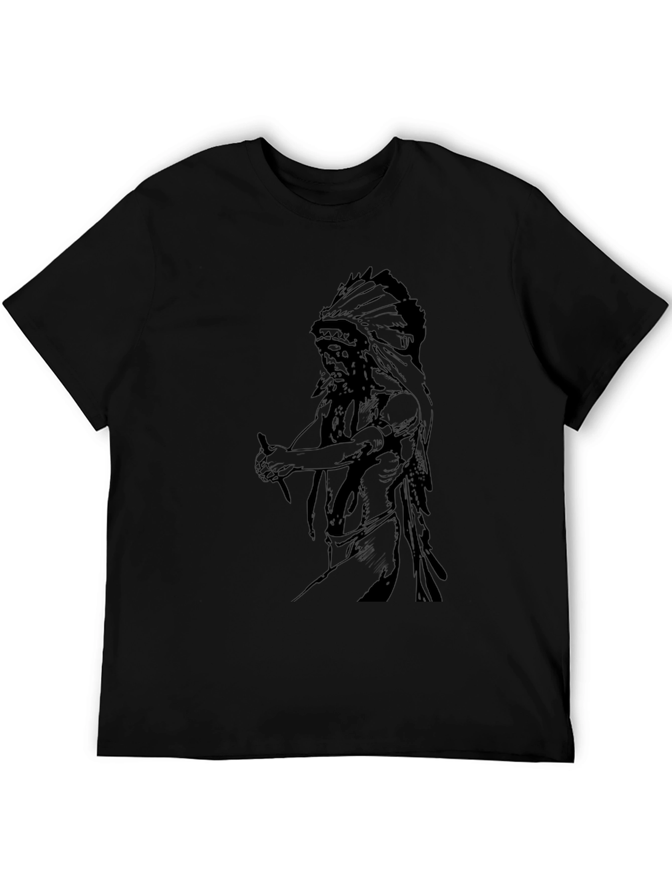 Graphic Tee - Native American Chief Design
