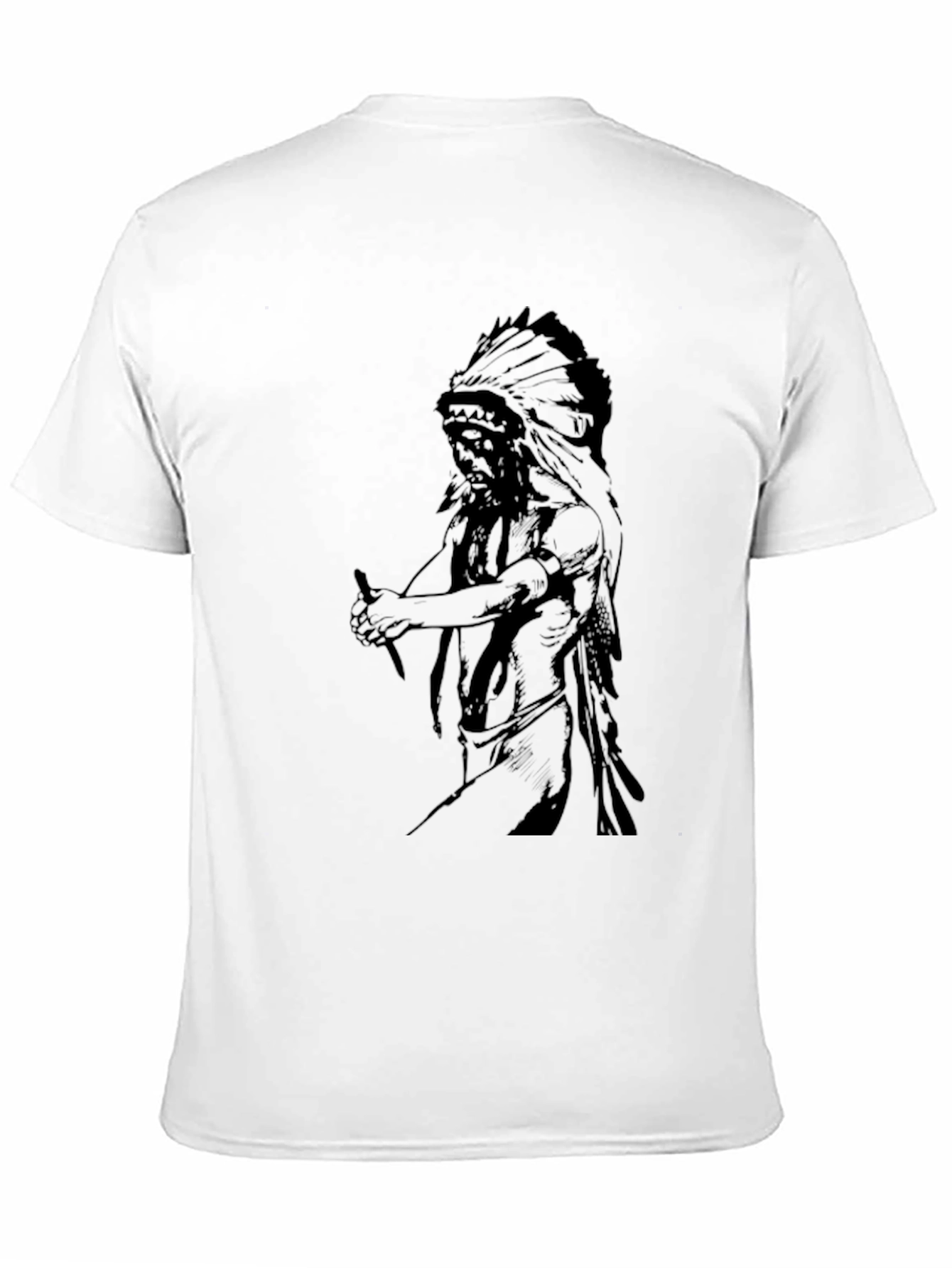 Graphic Tee - Native American Chief Design