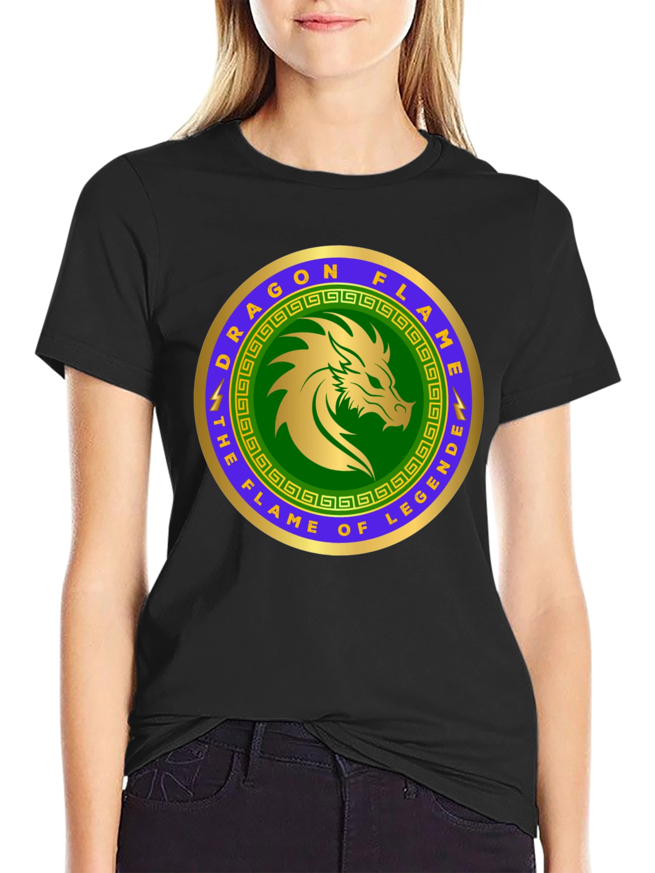 Dragon Flame Legend Graphic T-Shirt