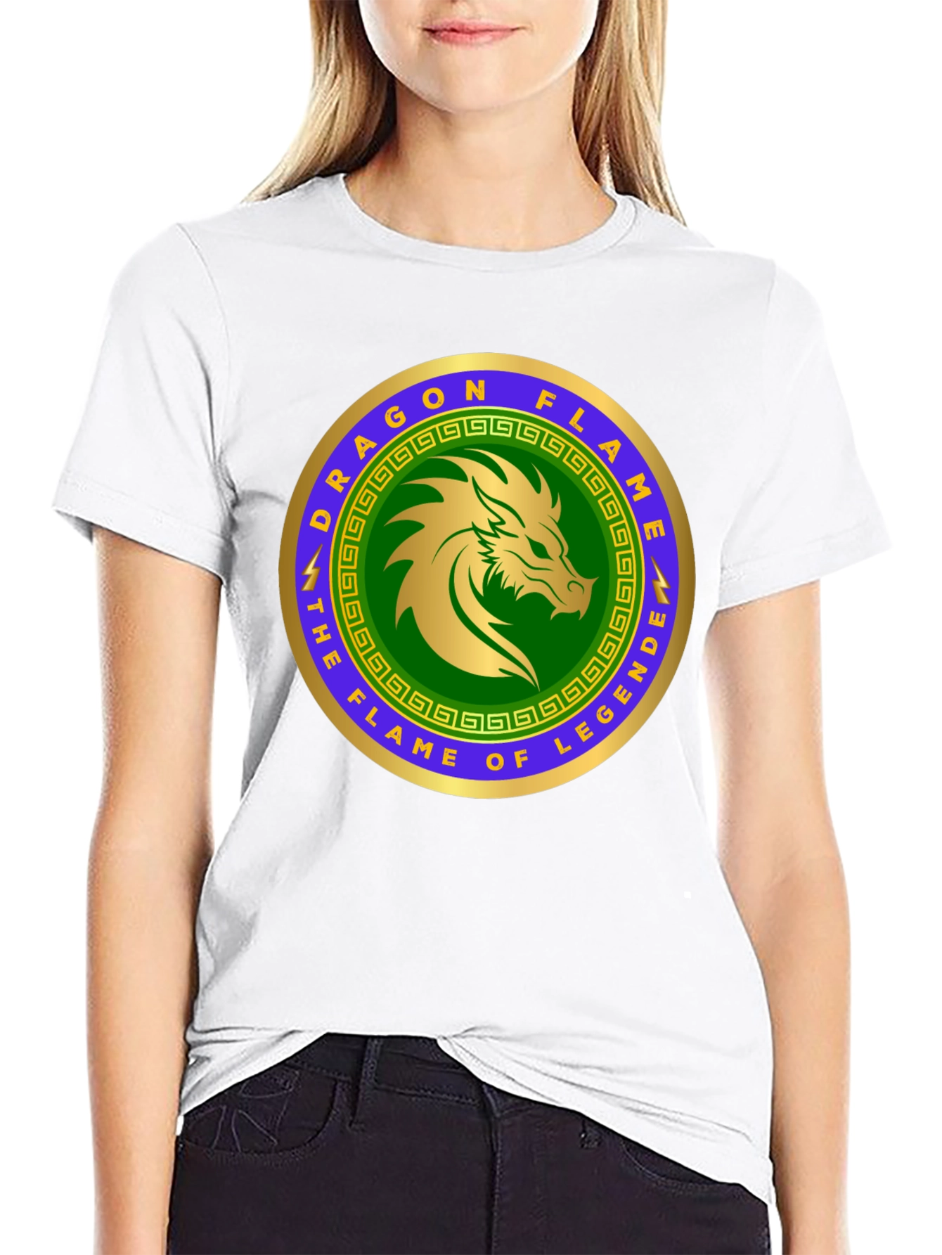 Dragon Flame Legend Graphic T-Shirt