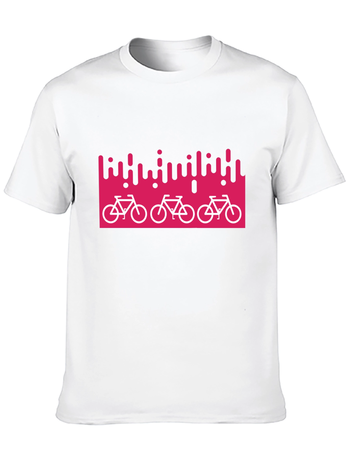 Stylish Bike Graphic Black T-Shirt