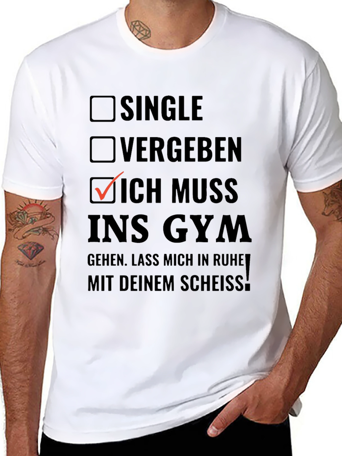 Funny Gym T-Shirt - Single Taken Gym