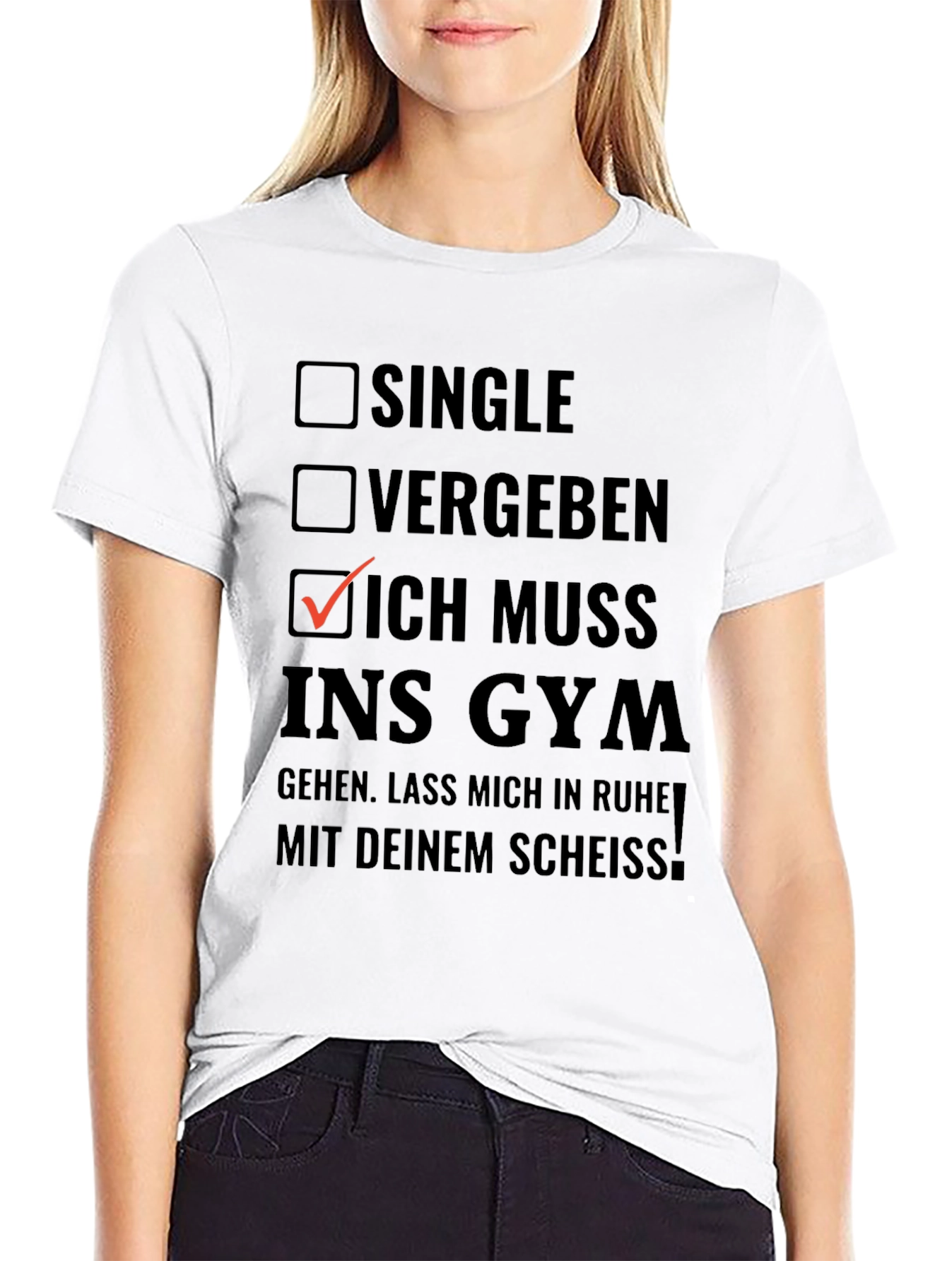 Funny Gym T-Shirt - Single Taken Gym