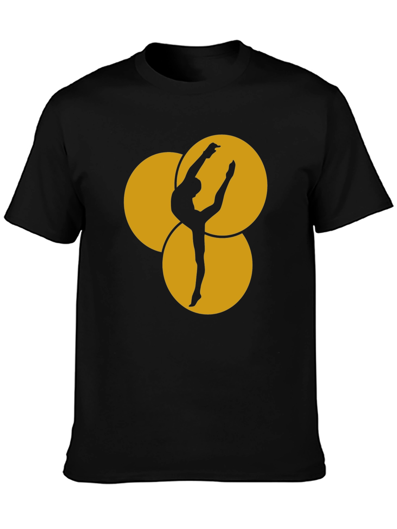 Dance Silhouette Graphic Tee - Black