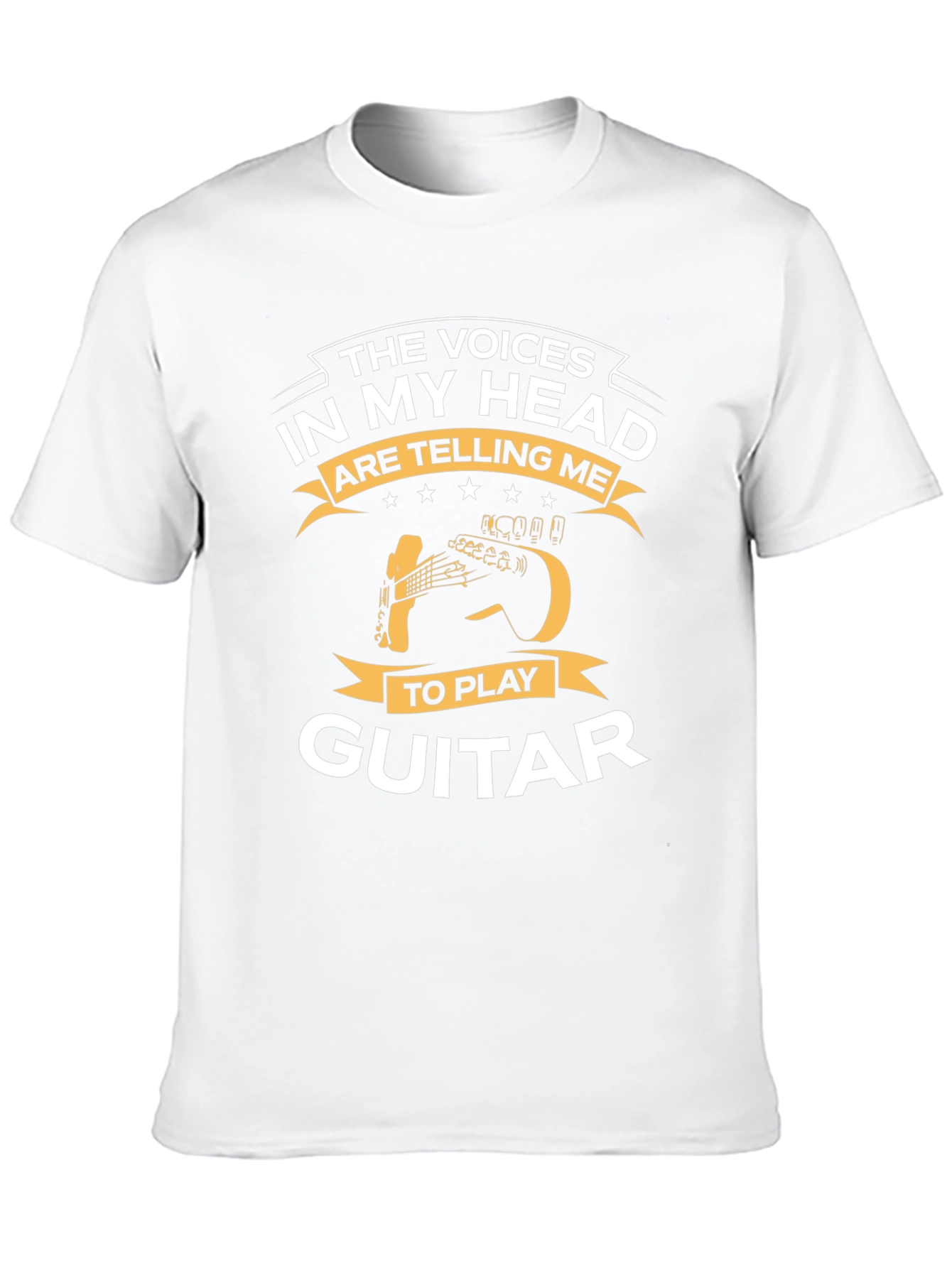 Funny Guitar T-Shirt - Voices In My Head Tee